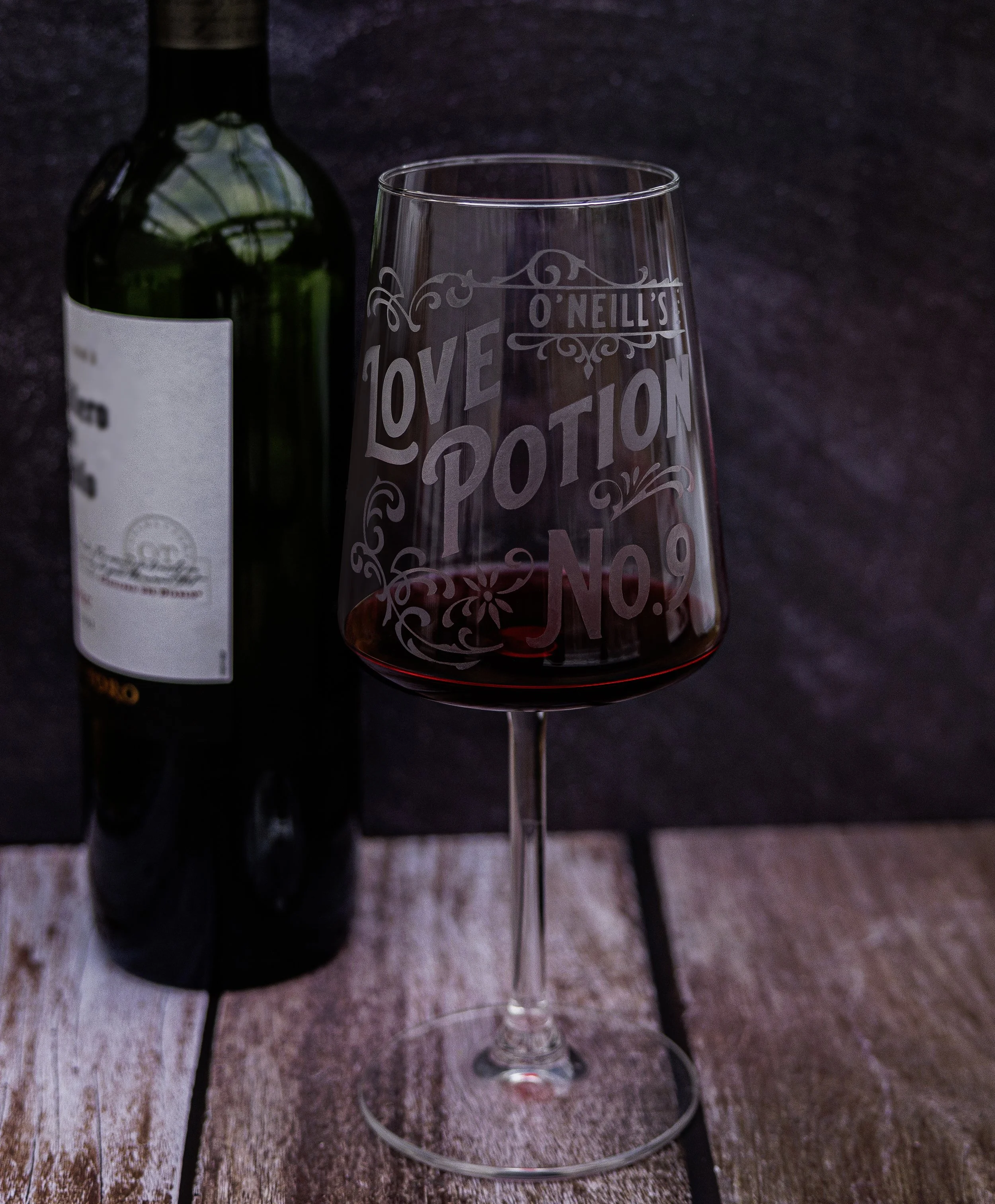 Love Potion No. 9 Large Wine Glass