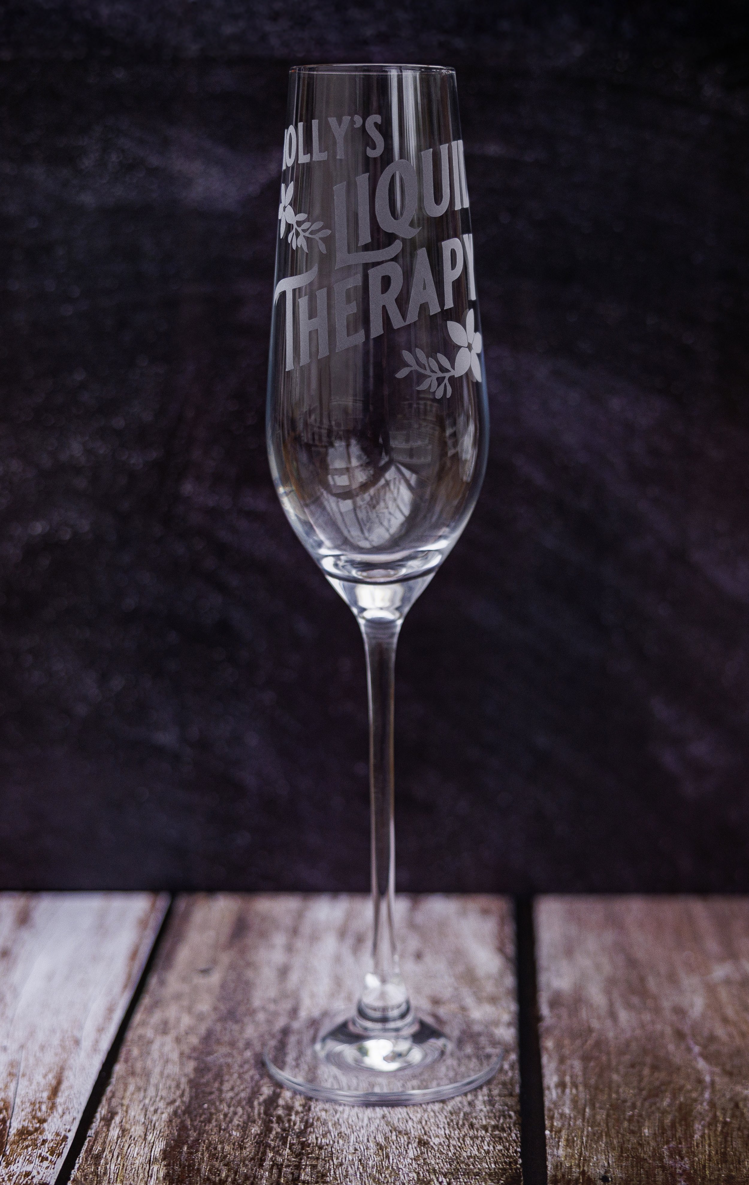 Liquid Therapy Champagne Glass