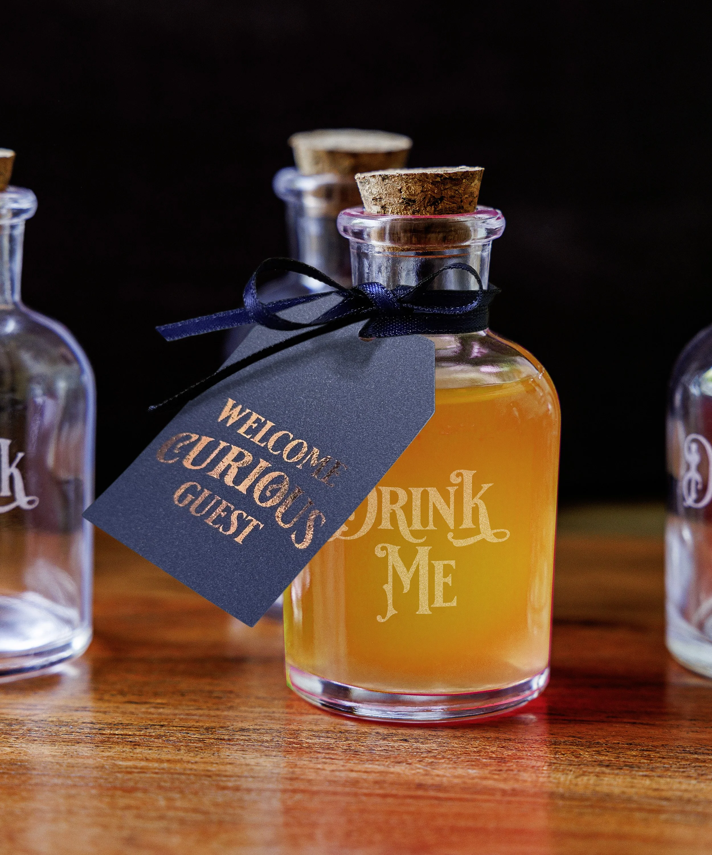 Drink Me Shot Bottles x4