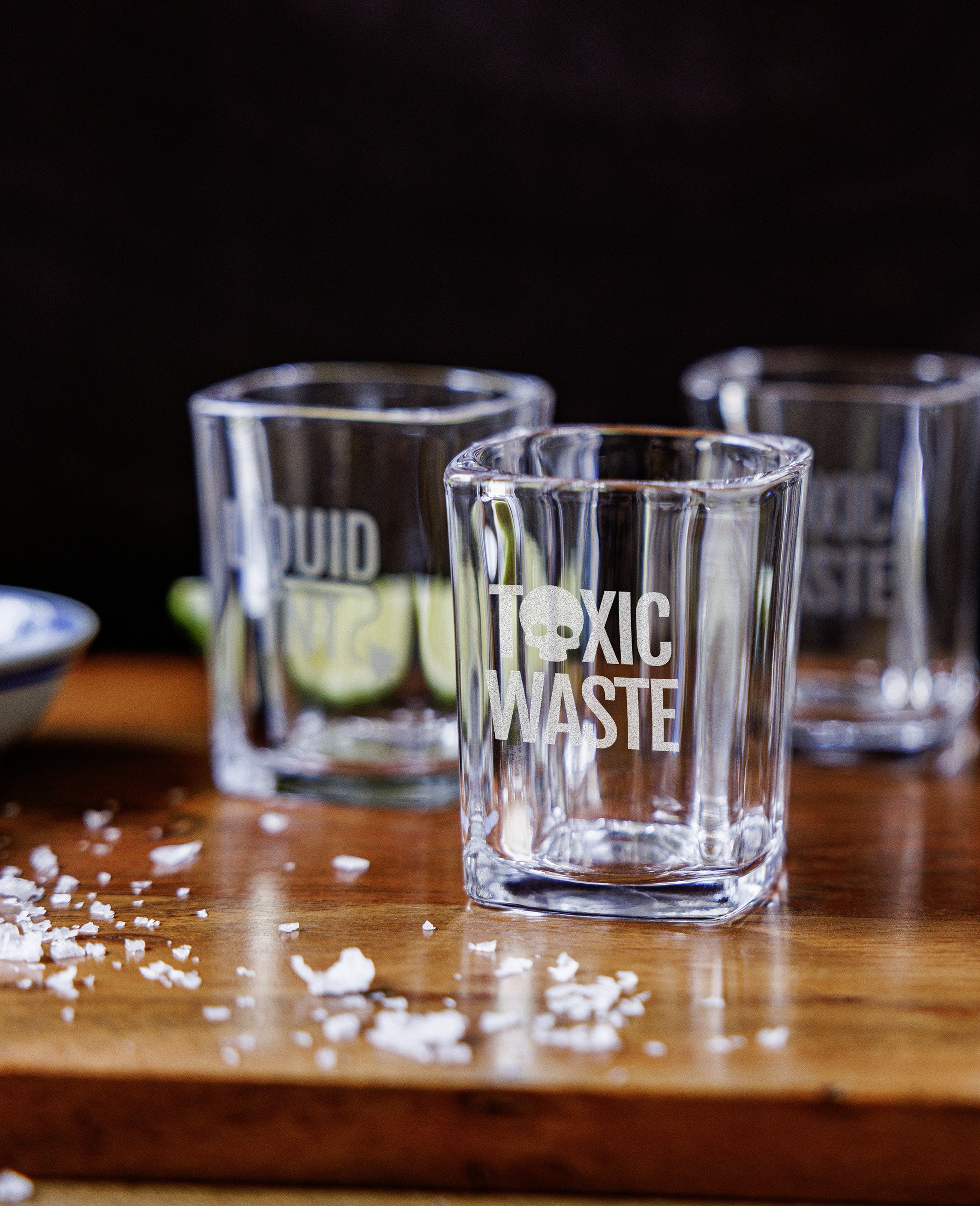 Danger Zone Shot Glasses