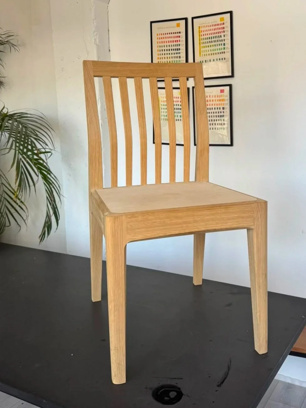 European Oak Dining Chair