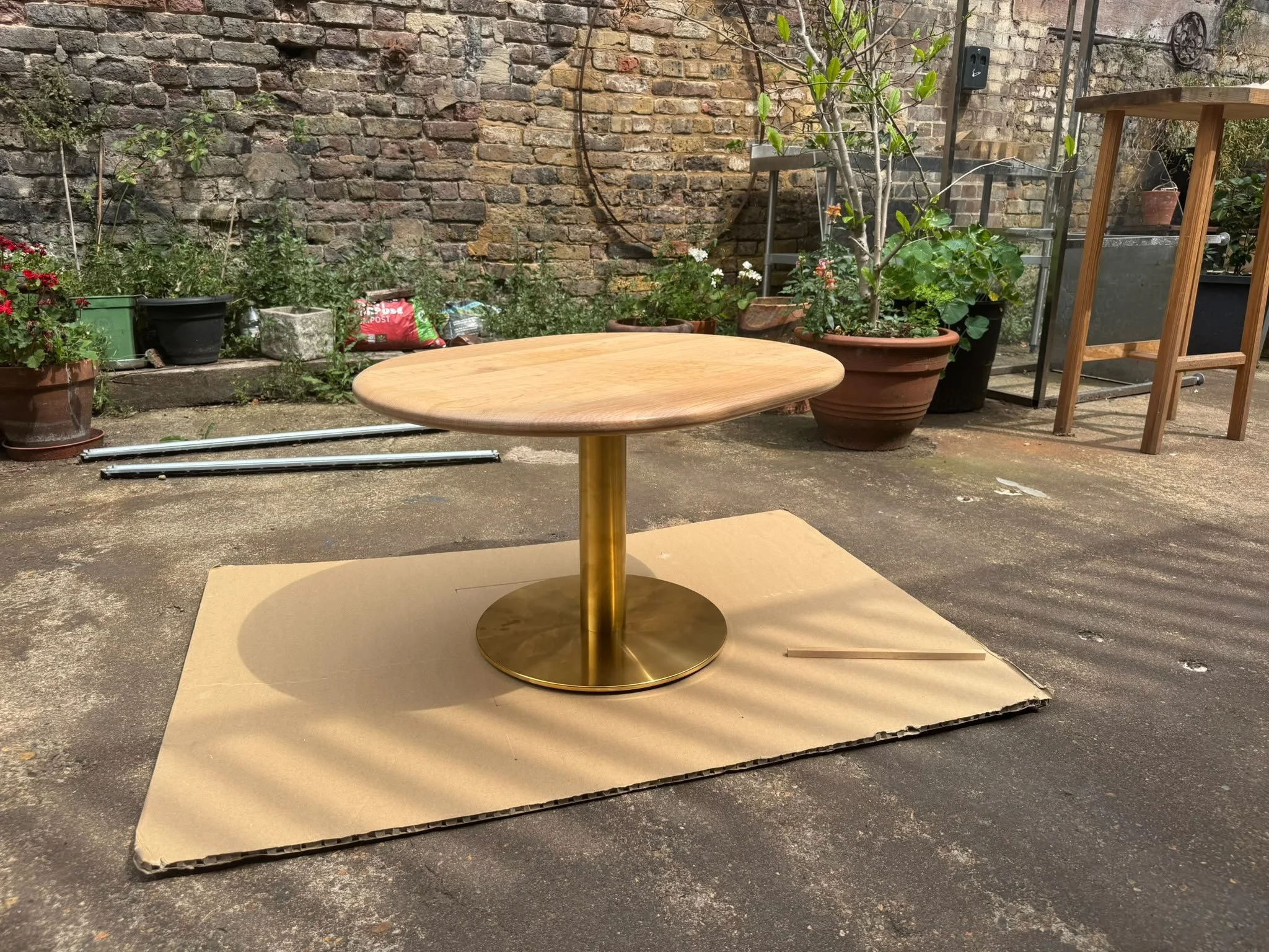 European Oak Pedestal Tables