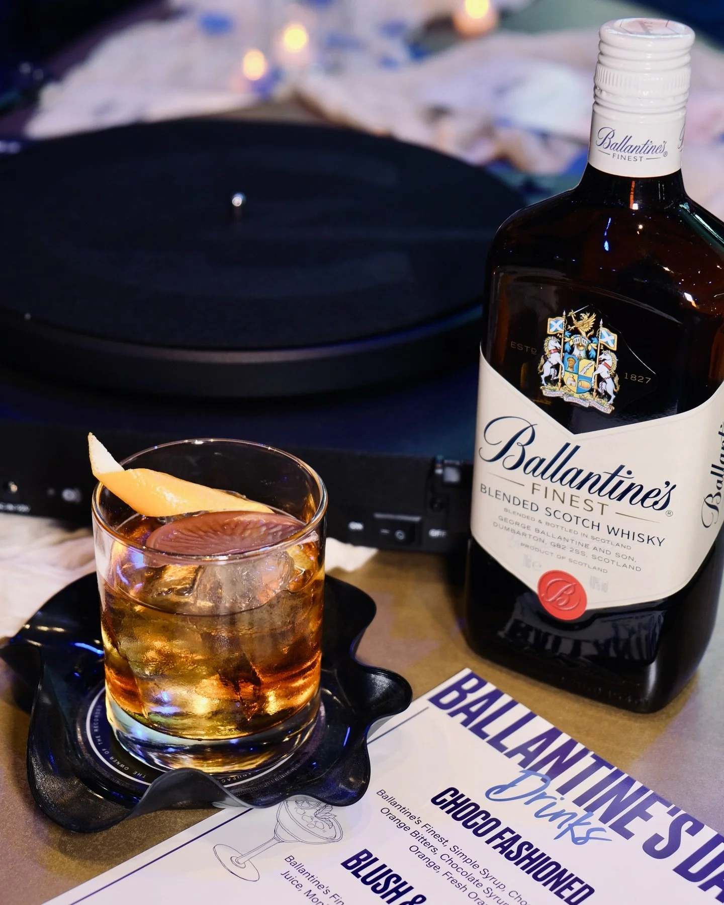 We returned to the Pernod Ricard office this week for a Ballantine&rsquo;s bar takeover and it was a good one.
Our menu for the evening:
@ballantines with Cherry Coke for a nostalgic twist,
a fresh and vibrant Rose Paloma,
and the standout of the nig