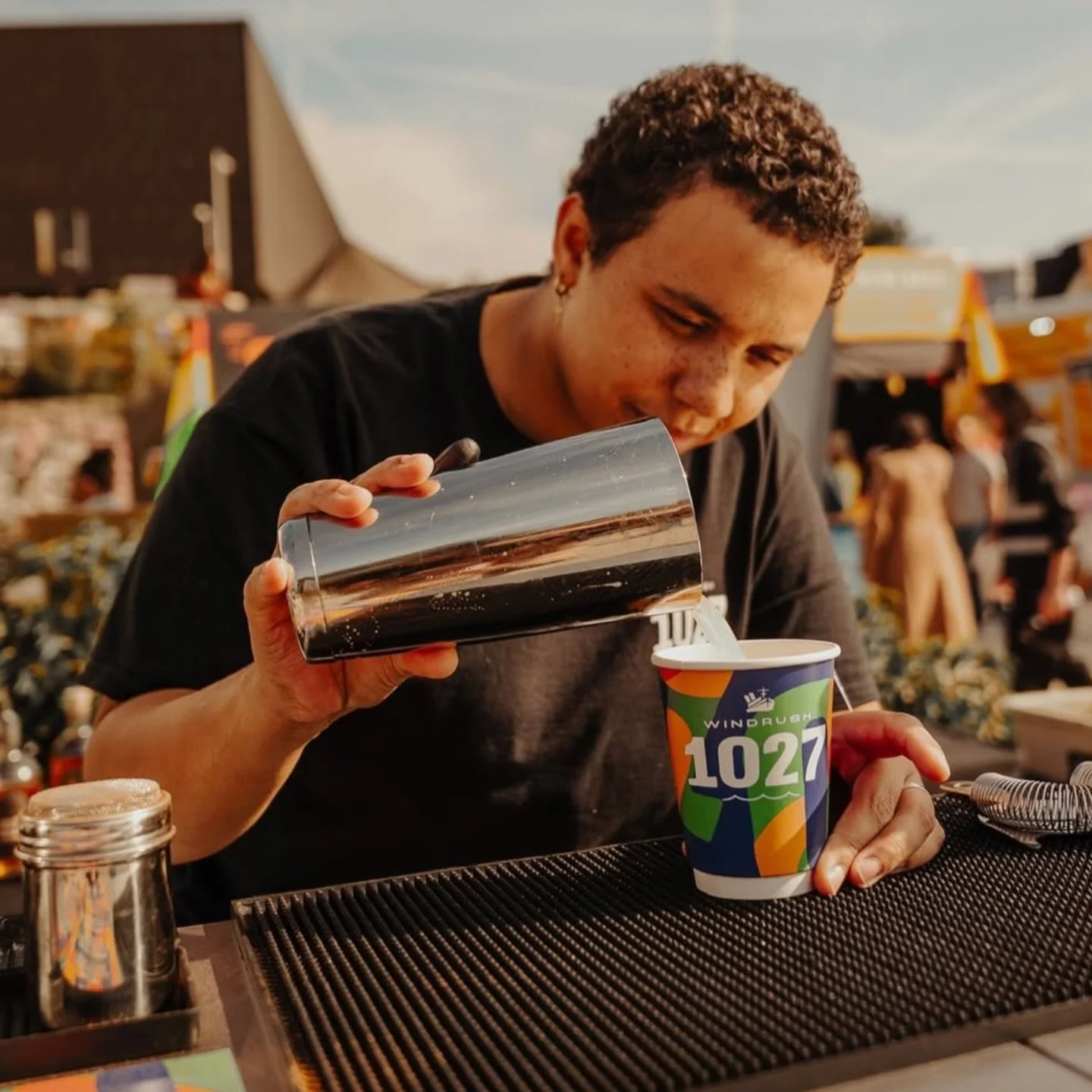 Black Eats starts tomorrow ✨
We&rsquo;ll be back at @hackney_bridge all weekend, serving up @windrush1027 cocktails alongside some of the best food, music and energy in London🍹
A few sessions are already sold out, so if you haven&rsquo;t secured you