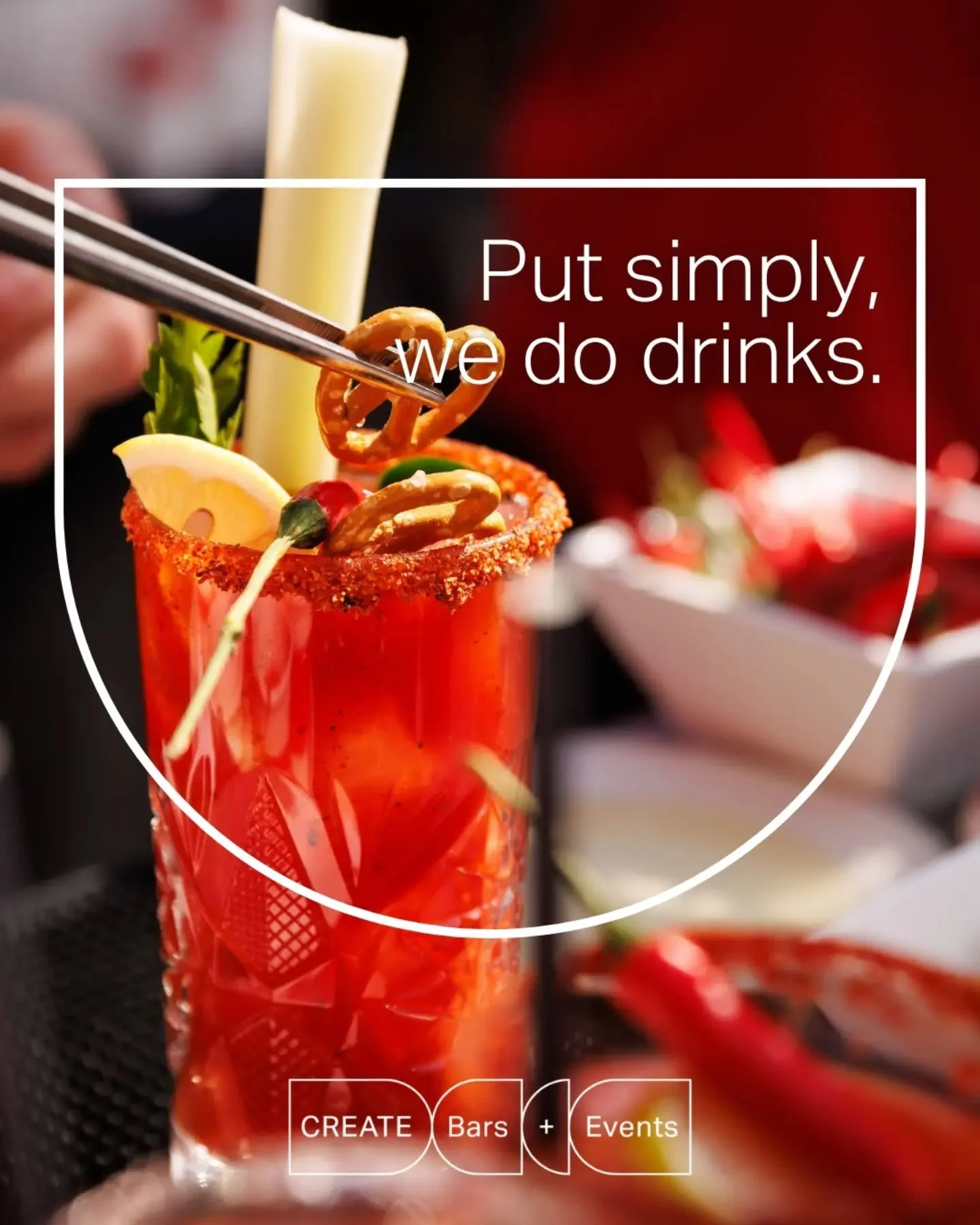 Put simply, we do drinks. 🍸

It's been our line for a reason.

Because while what we do can involve bars, builds, glassware, menus, logistics, staffing, service and a frankly unreasonable amount of ice... ultimately, it comes back to the drink in so