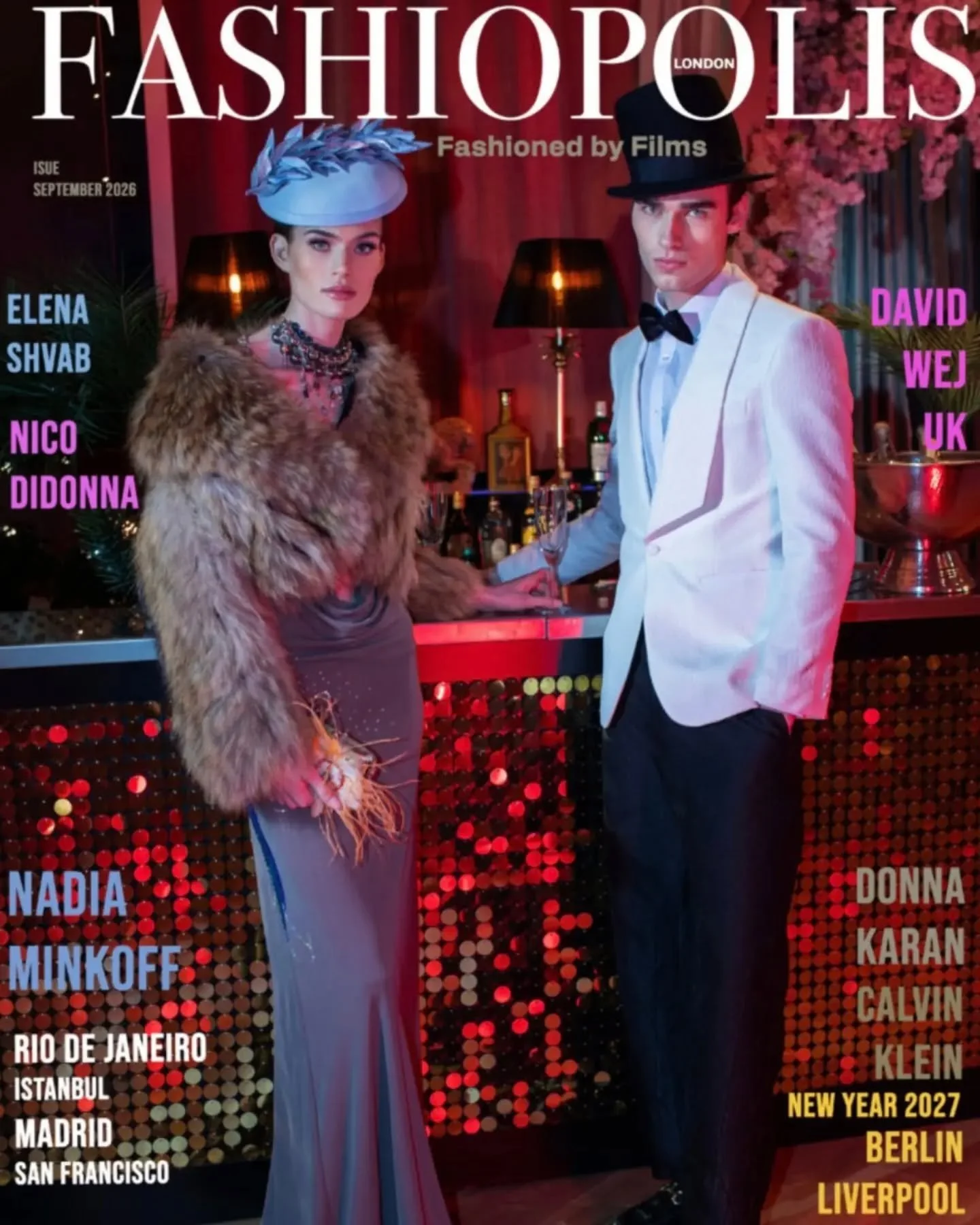 When the bar becomes part of the set 💋 

We're used to seeing our bars dressed for events. This time, one of our bars got its own moment in front of the camera. 

Our sequin bar recently took on a supporting role for this @fashiopolismagazine shoot,