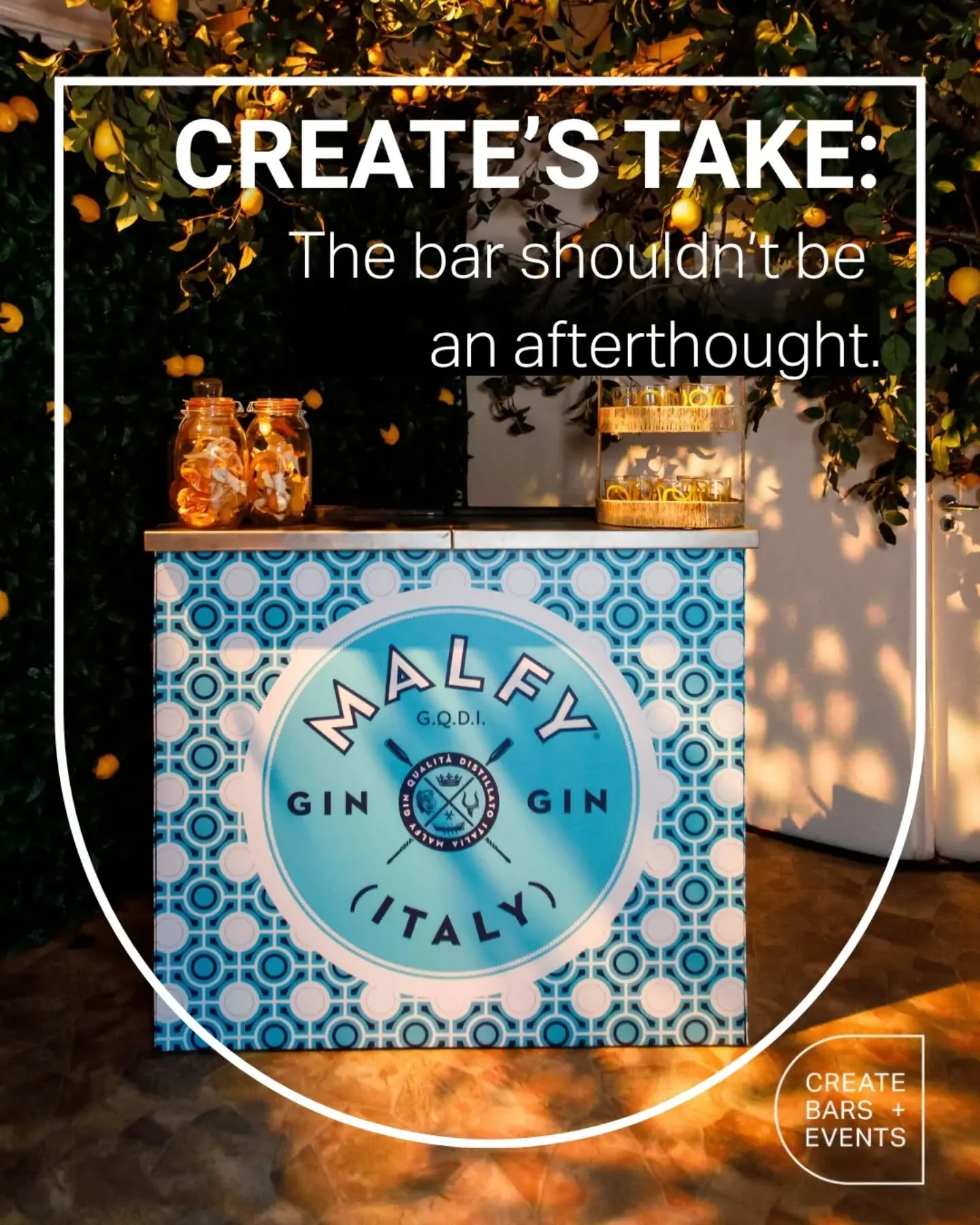 CREATE&rsquo;S TAKE: The bar shouldn&rsquo;t be an afterthought. 🍸

It&rsquo;s often one of the busiest spaces at an event, so why treat it like something to squeeze in at the end?

The bar is part of the experience. The way it looks, where it sits,