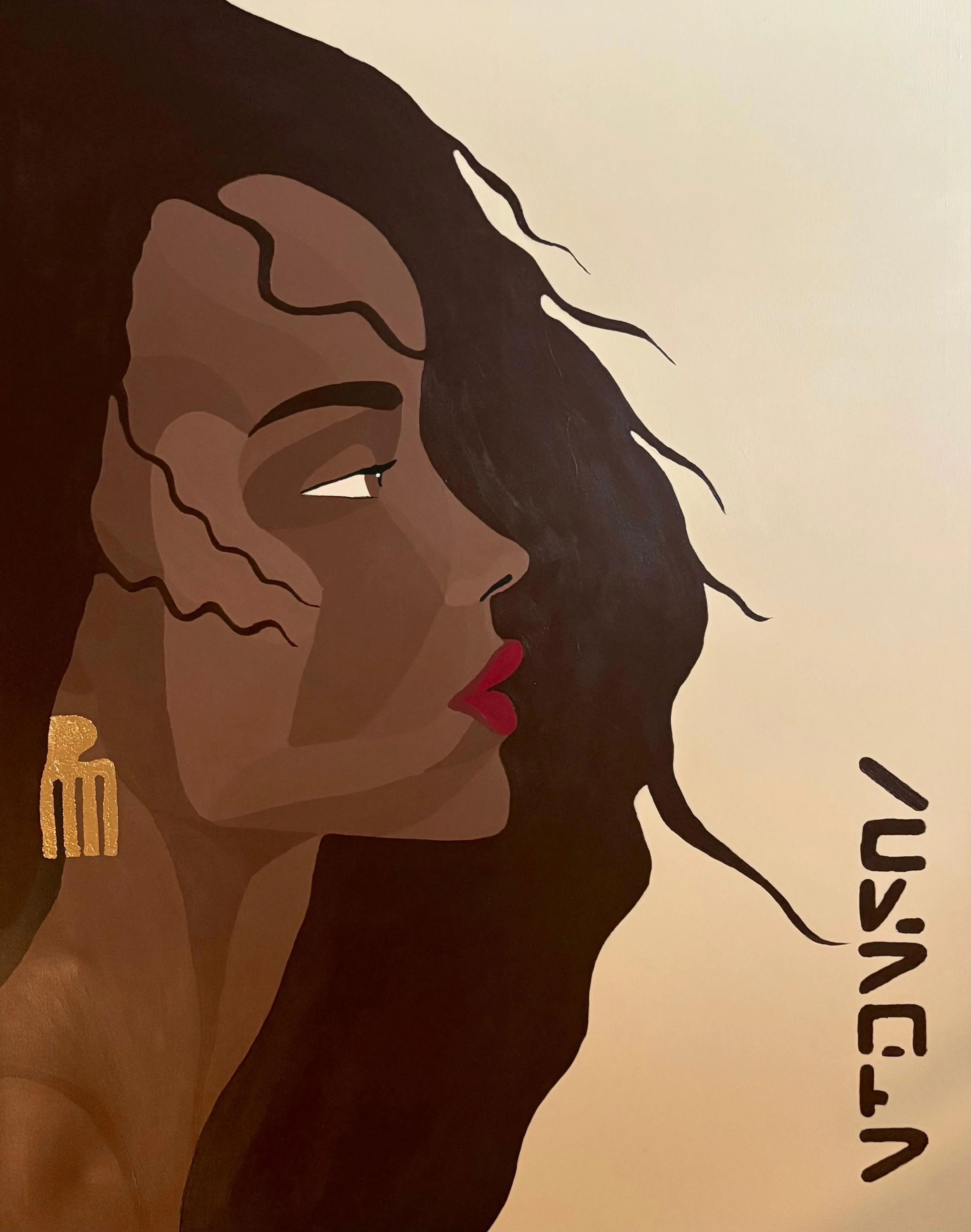 Levanta (Arc 1 : Kaze) - 2025 - 100 x 80 cm - Disponible