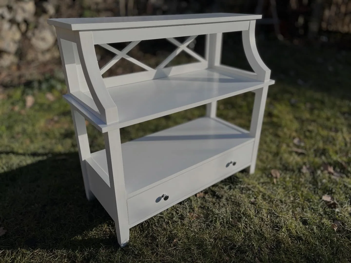 Regal, Kommode, wei&szlig;, Landhausstil, Shabby Look, B&uuml;cherregal, SweetSingleThings, Shop