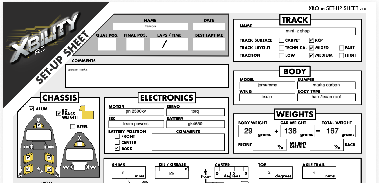 Francois B - Hardbody - 2500kv 