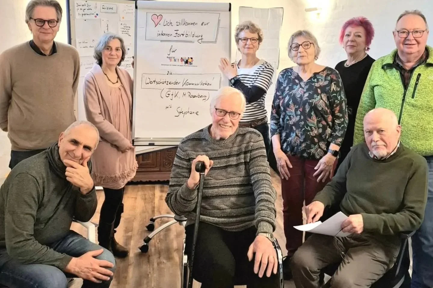 Interner Workshop zu gewaltfreier Kommunikation