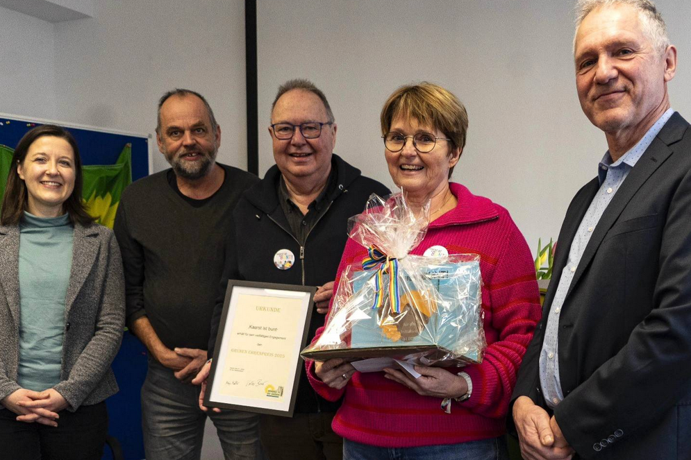Kaarst ist BUNT! e.V. erhält Ehrenpreis der Grünen in Kaarst