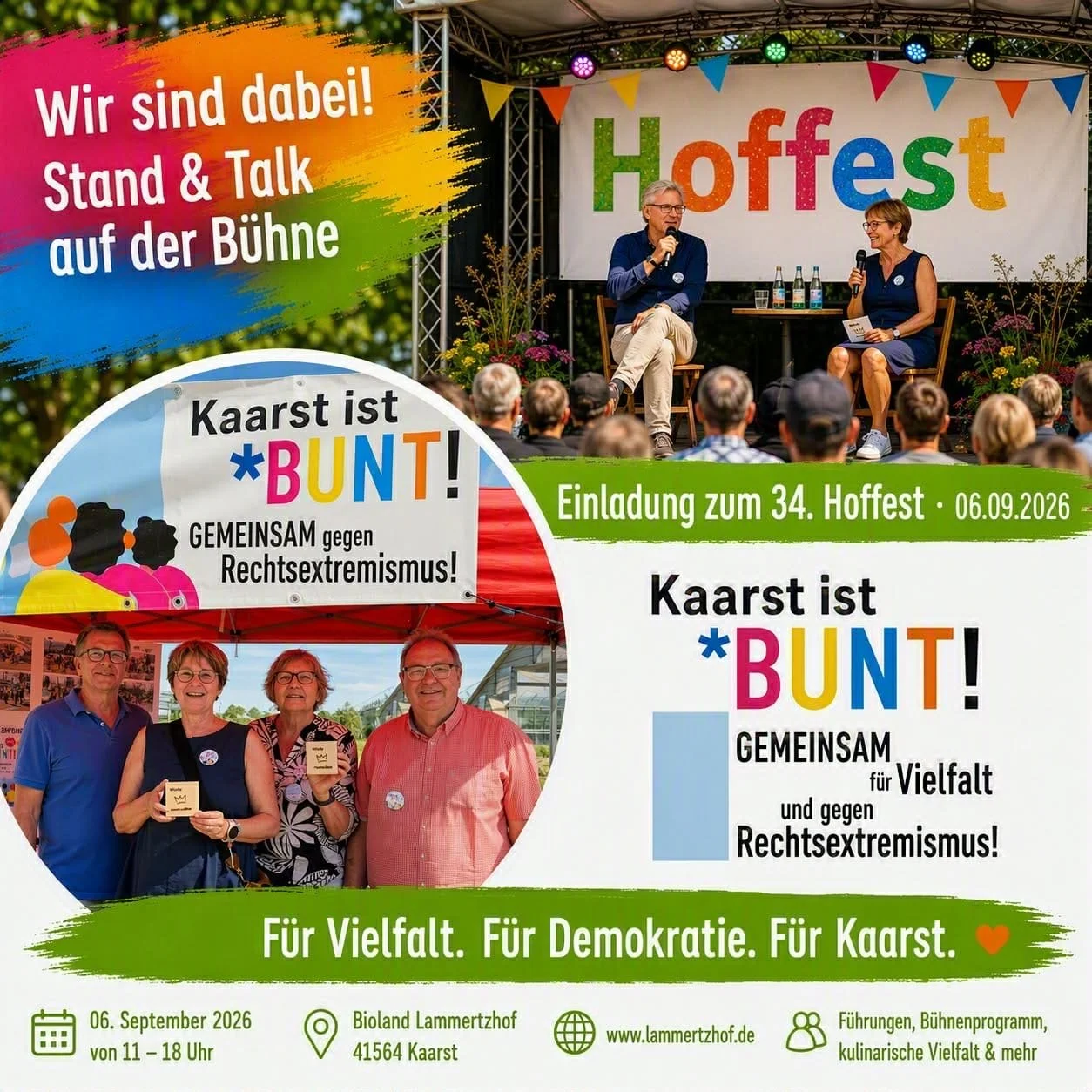 Hoffest Lammertzhof - Wir sind dabei!