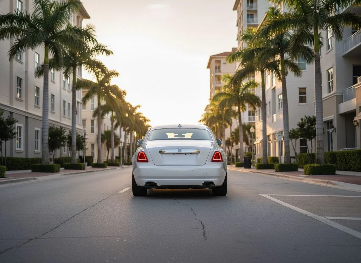 Sarasota Motor Club - Rolls Royce Ghost Series 2 rental Sarasota - White Rolls-Royce Ghost Series II luxury sedan available for rental in Sarasota