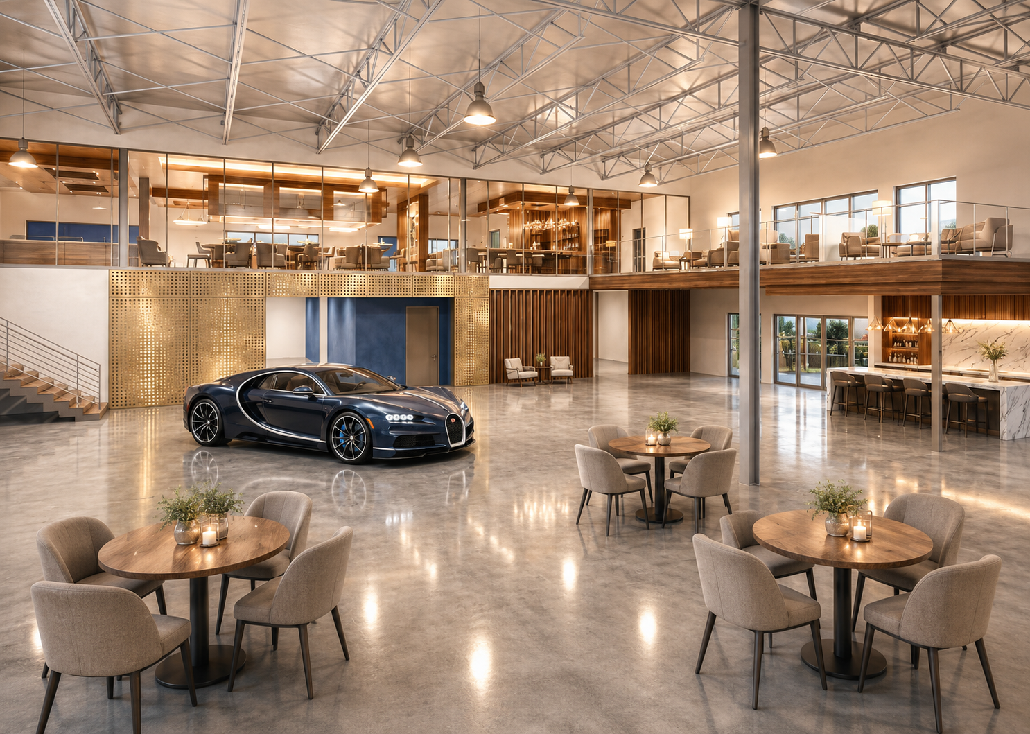 Sarasota Motor Club - corporate event venue Sarasota - Executive corporate gathering hosted in a luxury automotive event space.