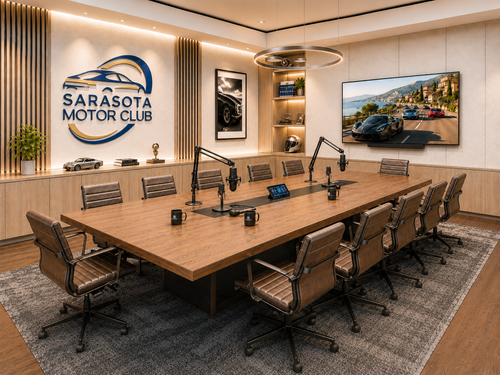 Refined meeting and podcast space