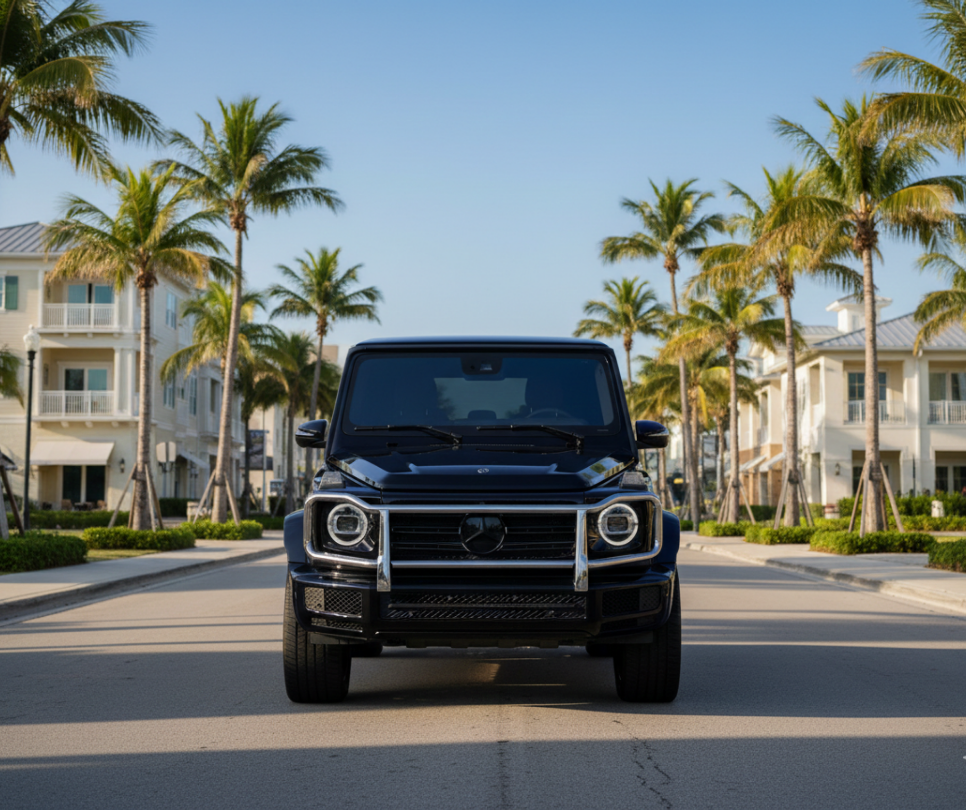 Sarasota Motor Club - G-Wagon rental Sarasota - Black Mercedes-Benz G-Wagon luxury SUV available for Sarasota rental