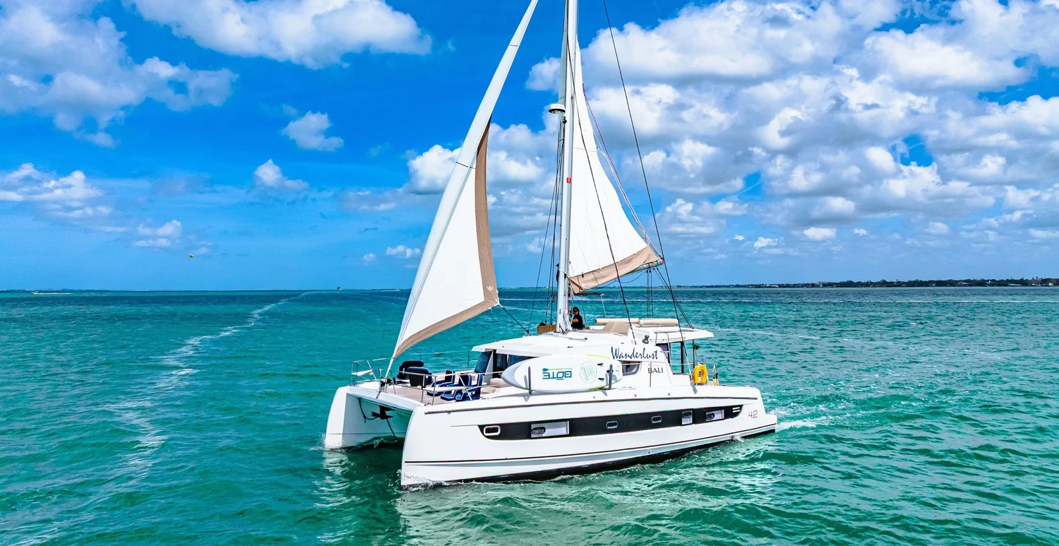 Catamaran training boat