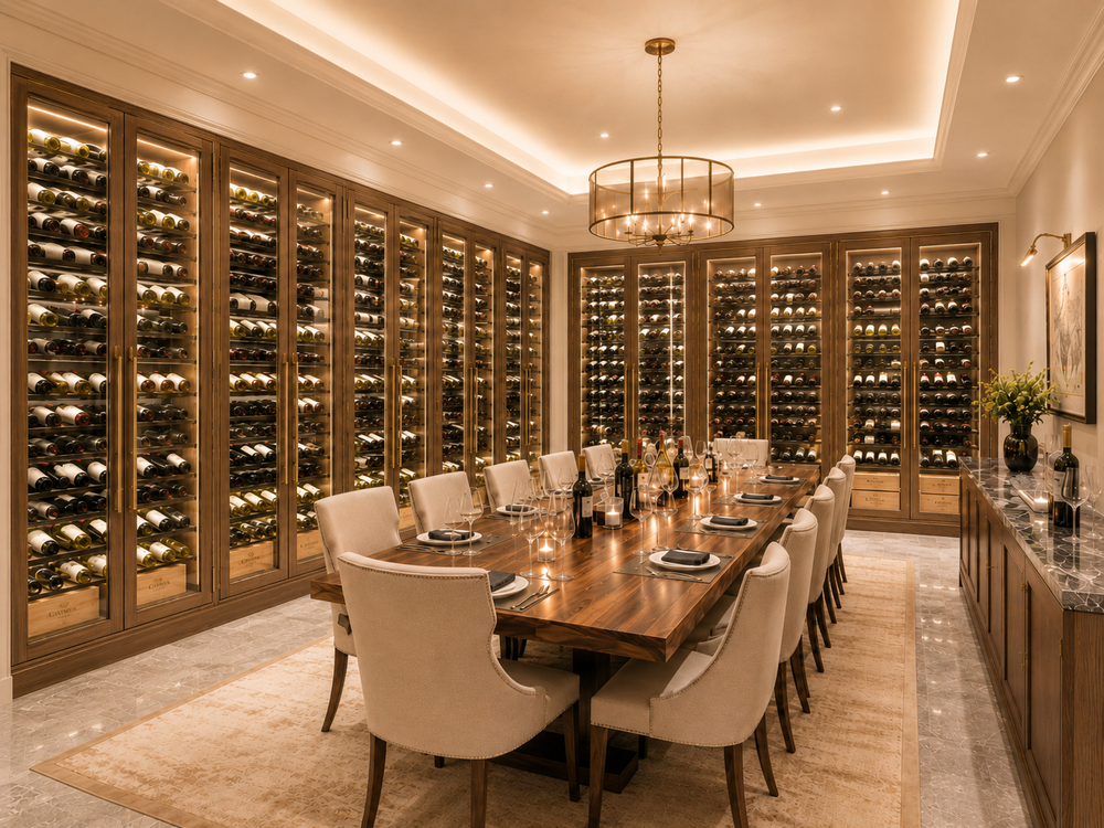 The private tasting room
