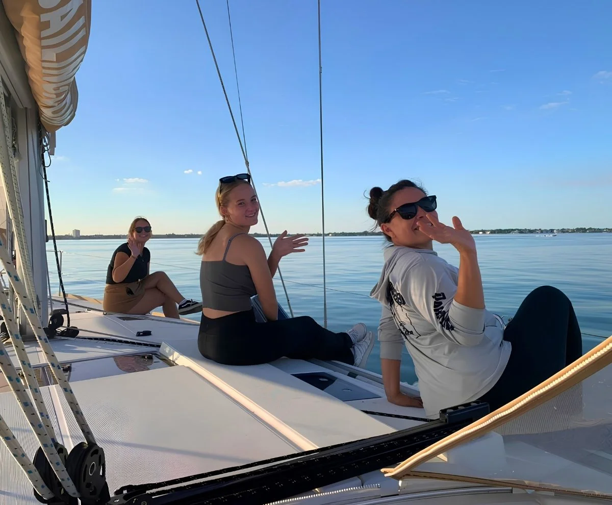 A first-time sailor discovering sailing