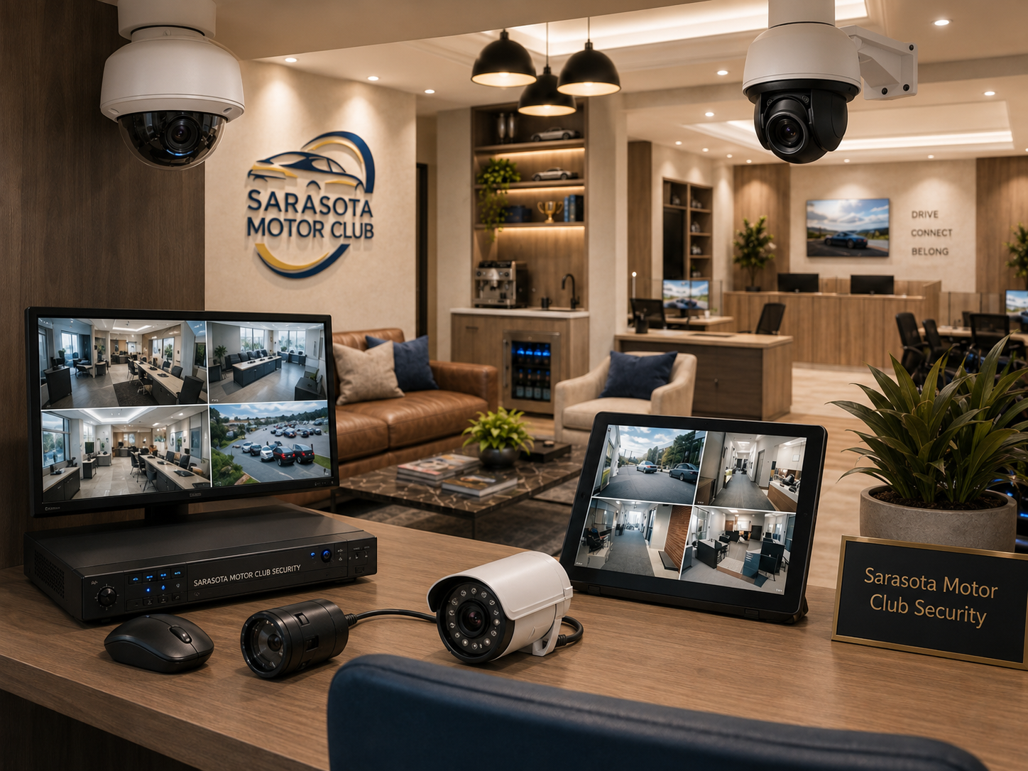 Secure controlled access at Sarasota Motor Club