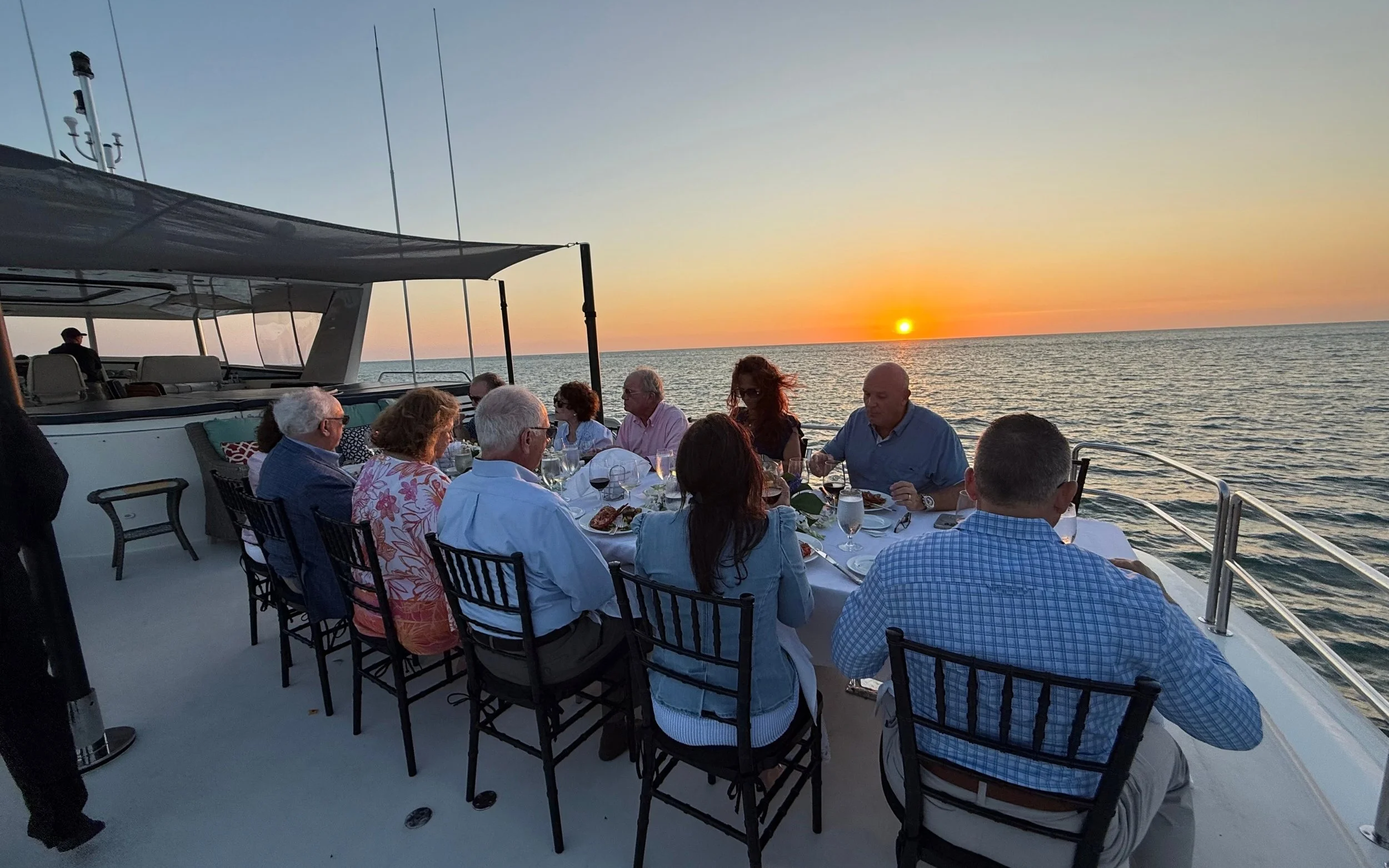 Cruising and dining on a Kokomo charter