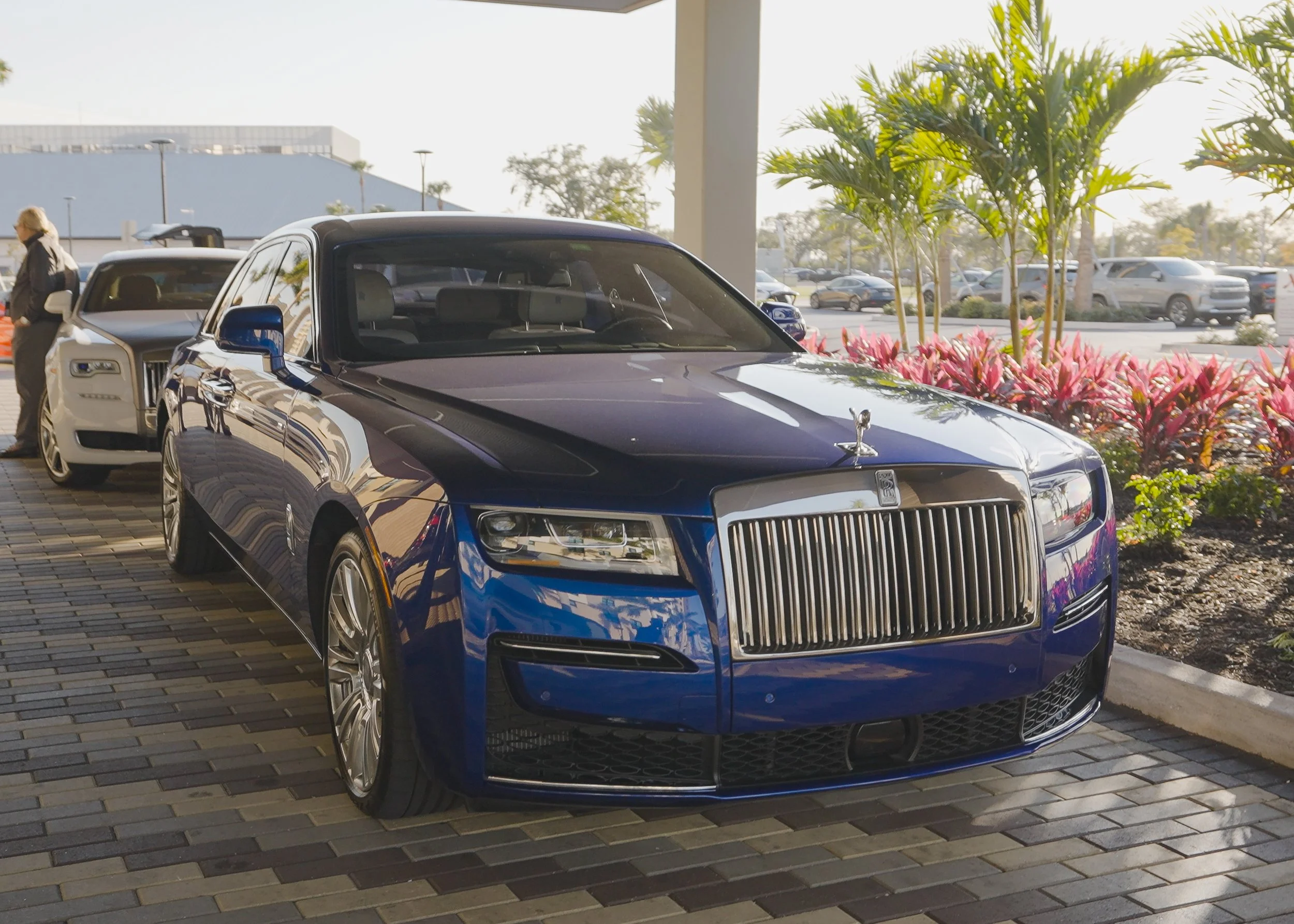 Sarasota Motor Club - Rolls Royce Ghost Series 2 rental Sarasota - blue Rolls-Royce Ghost Series II luxury sedan available for rental in Sarasota