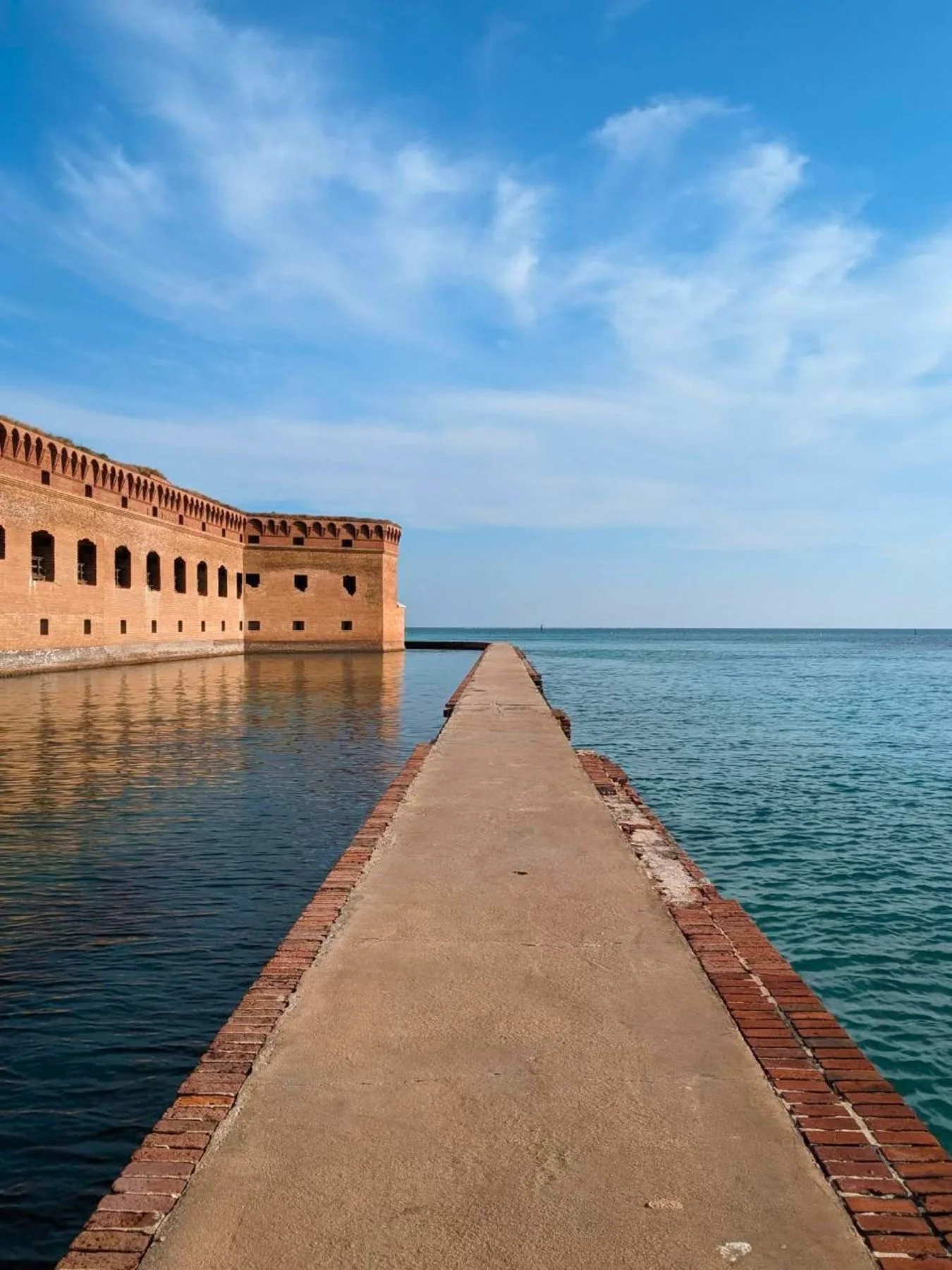 Histórico Fuerte Jefferson en el Parque Nacional Dry Tortugas