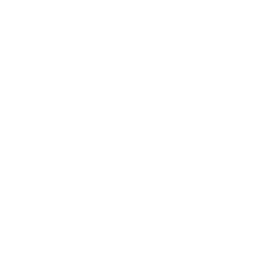 White outline of a house icon on a black background.