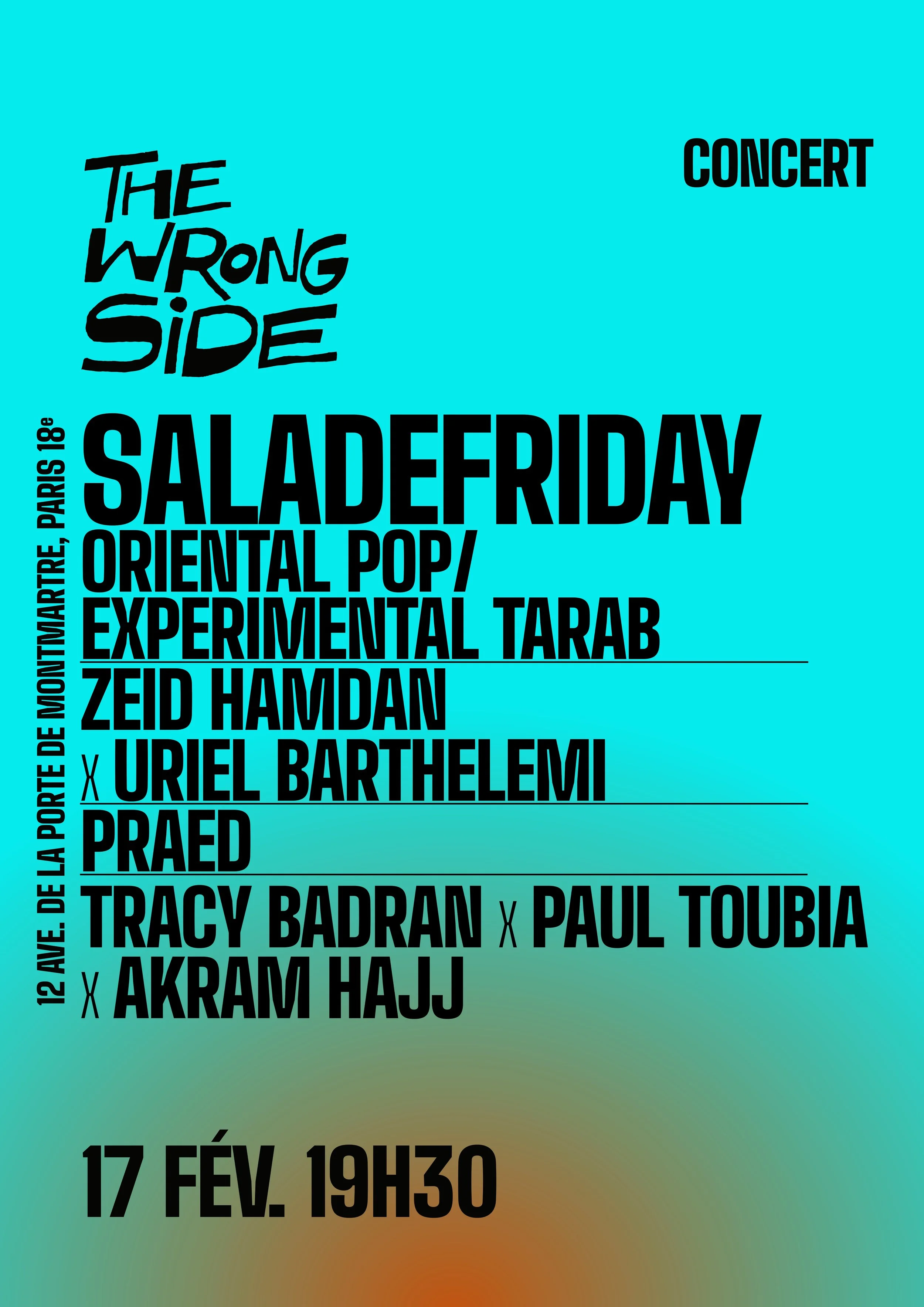 SALADEFRIDAY ORIENTAL POP/EXPERIMENTAL TARAB