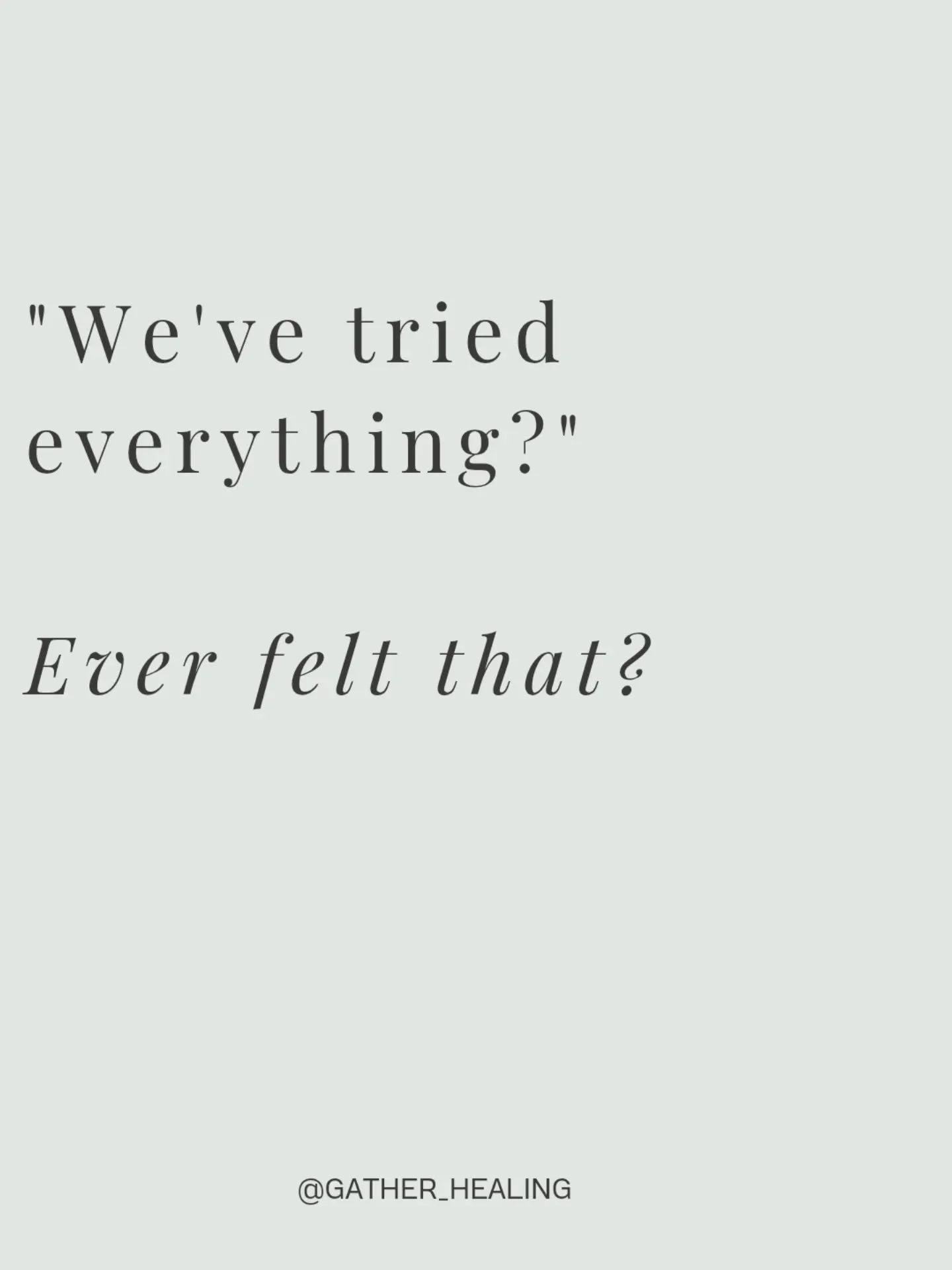 If you've tried everything - 
and nothing really helped... You're not alone.

I didn&rsquo;t come to this work out of desperation.
I came to it because it always made sense.
Because symptoms don&rsquo;t just appear out of nowhere.
Because the body is