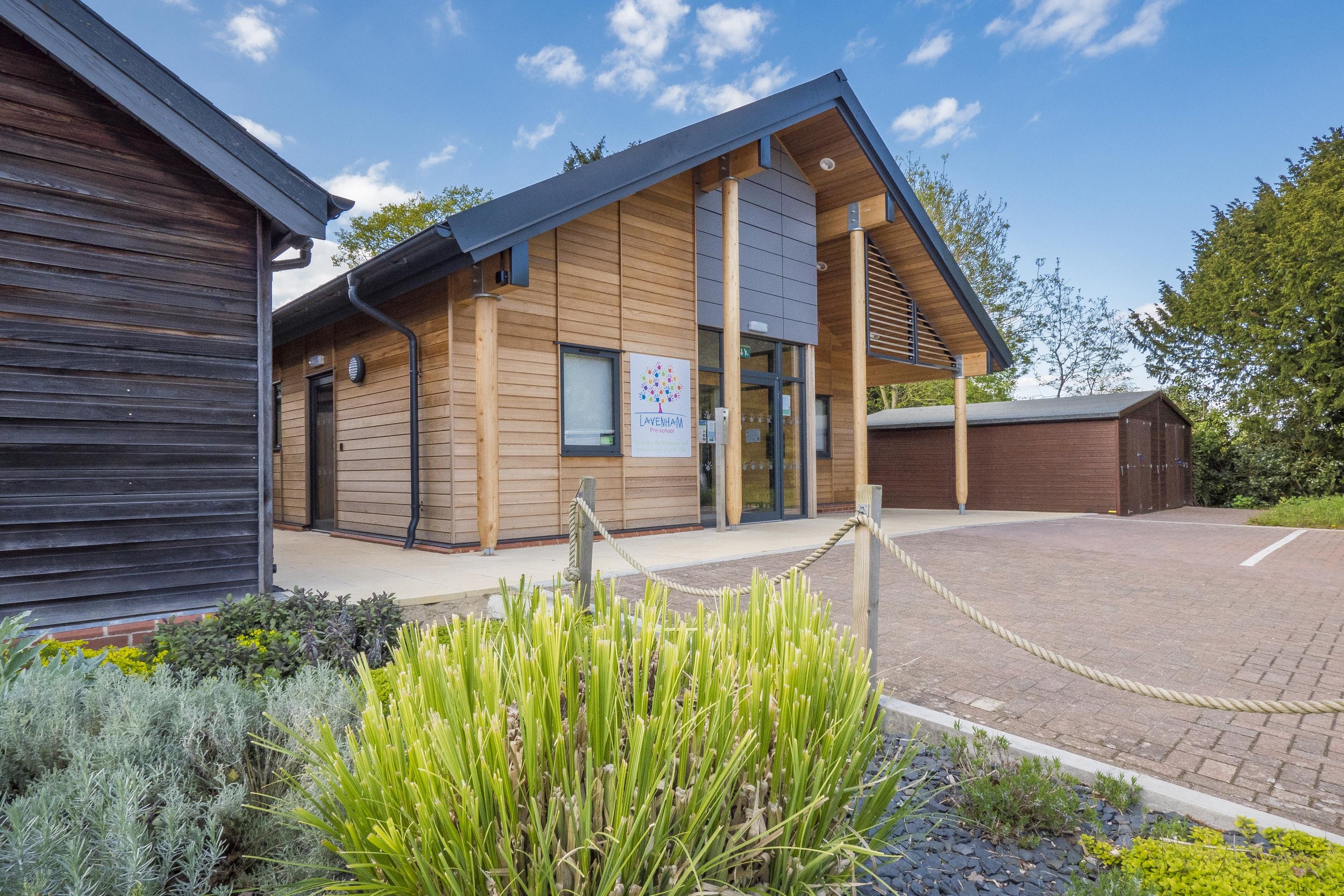 New build exterior Lavenham Pre School Suffolk