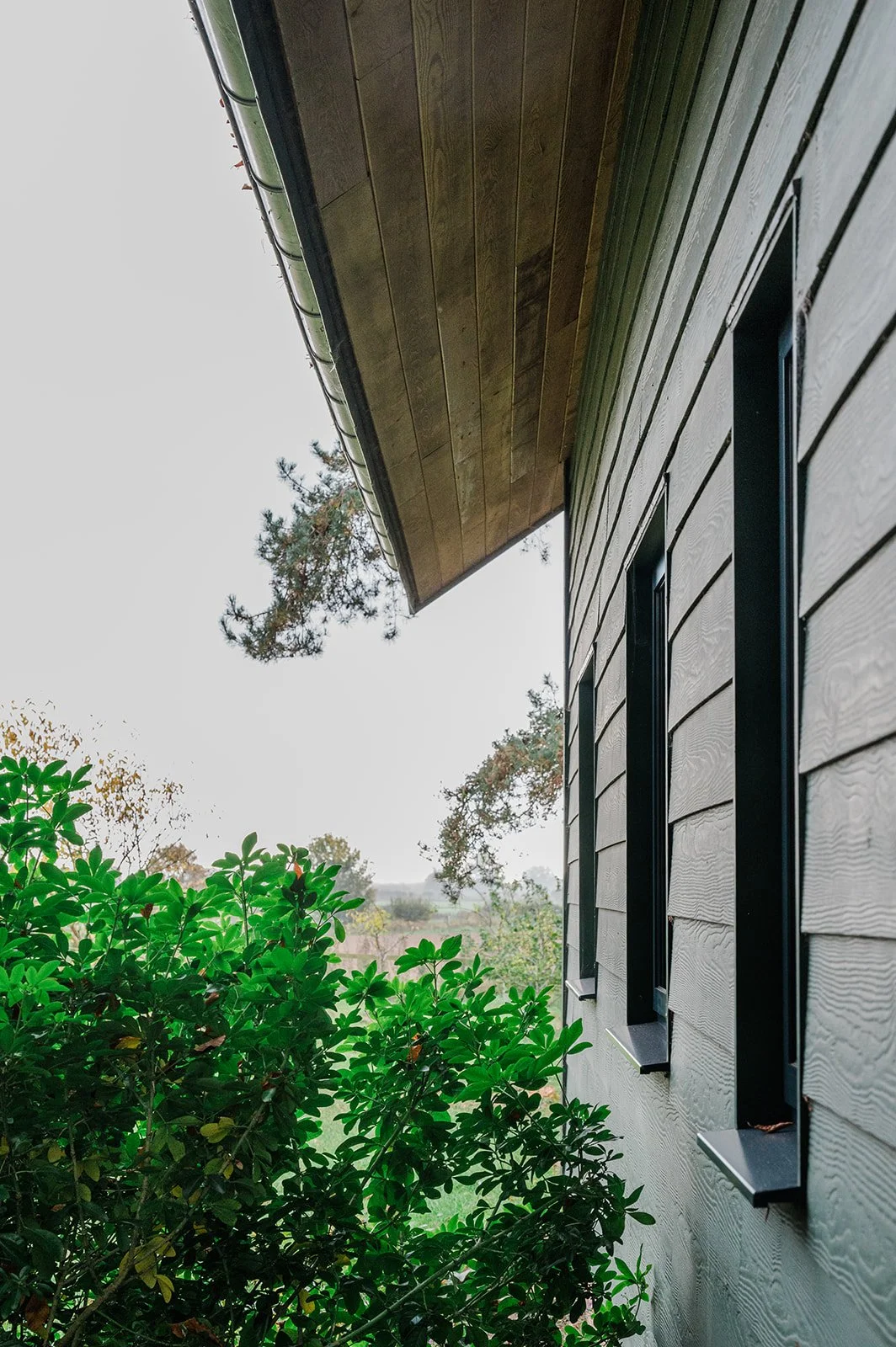 Sustainable Self-Build Annexe overhang