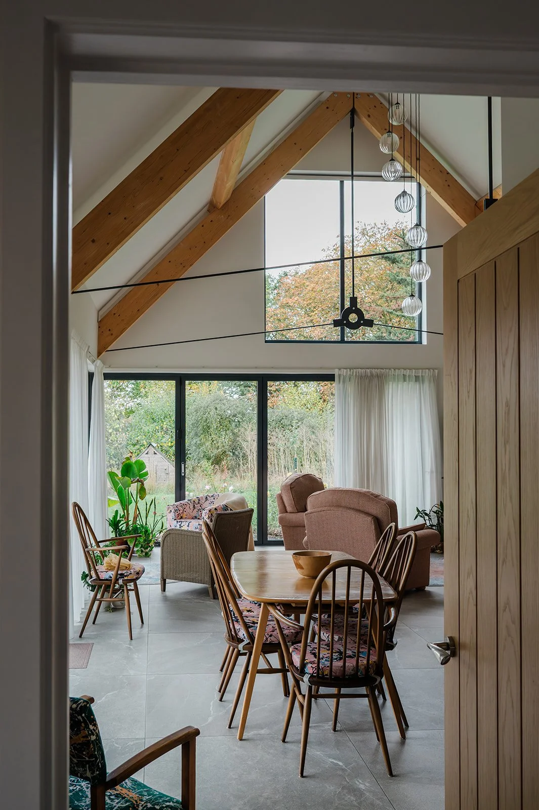 Contemporary Eco-House dining room