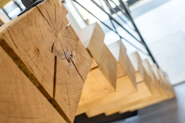 conversion & re-modelling of an existing grade II listed barn stairs