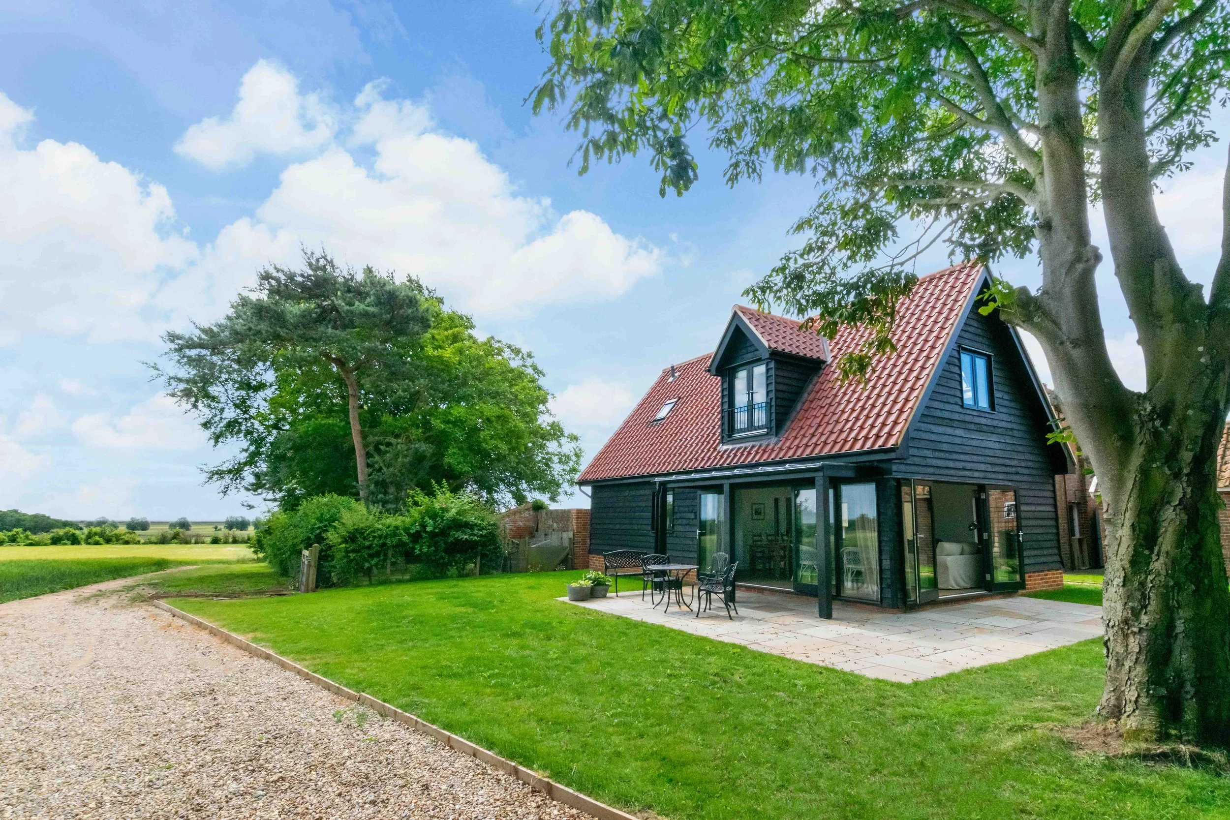 new build two storey residential annexe exterior