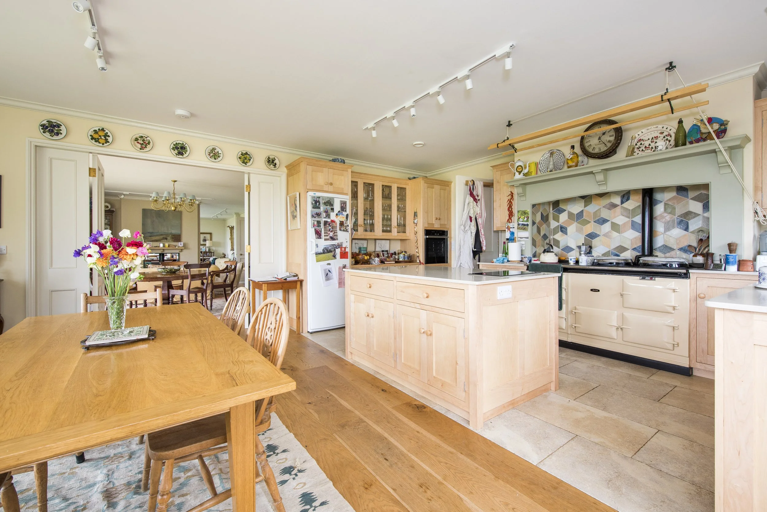 Arts & Crafts new build house interior kitchen
