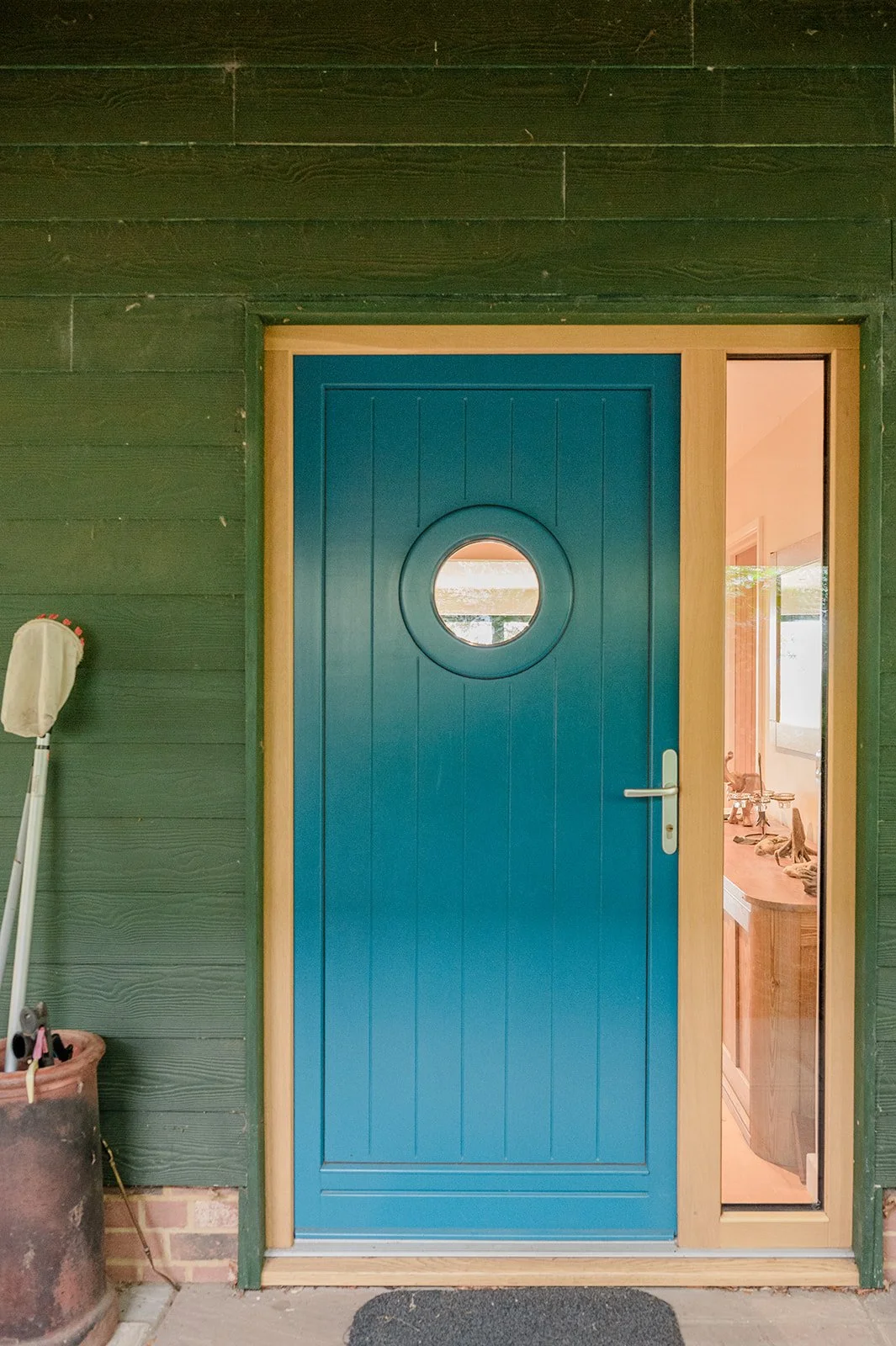 Sustainable Self-Build Annexe front door