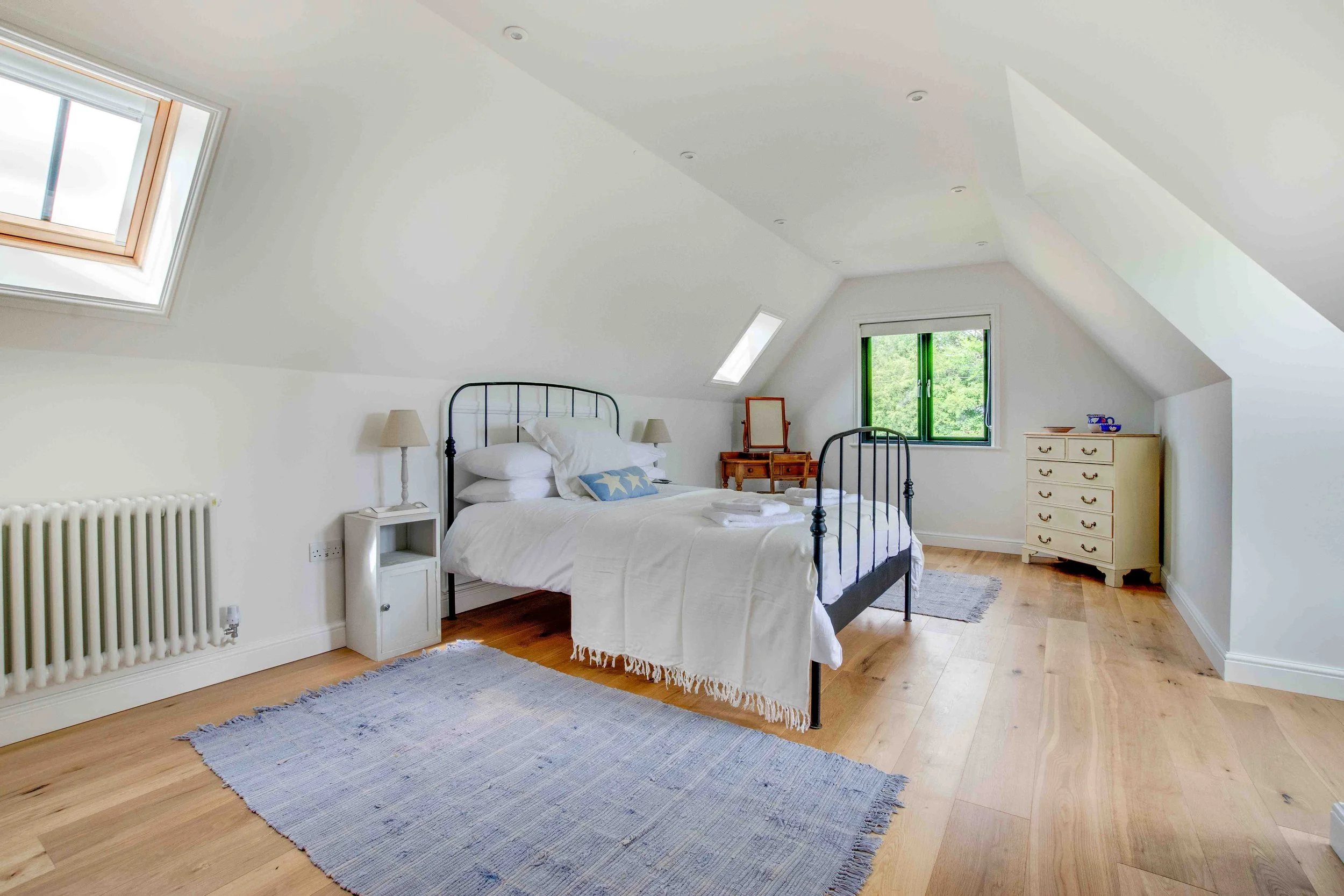 new build two storey residential annexe bedroom