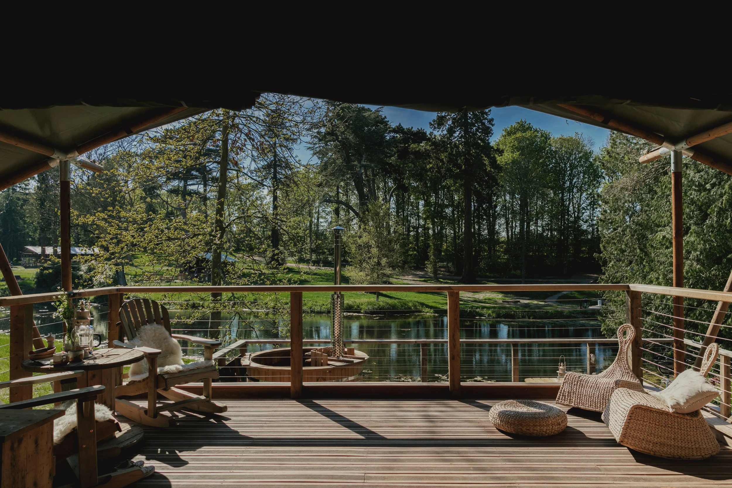 The Lost Garden Retreat, luxury holiday accommodation veranda