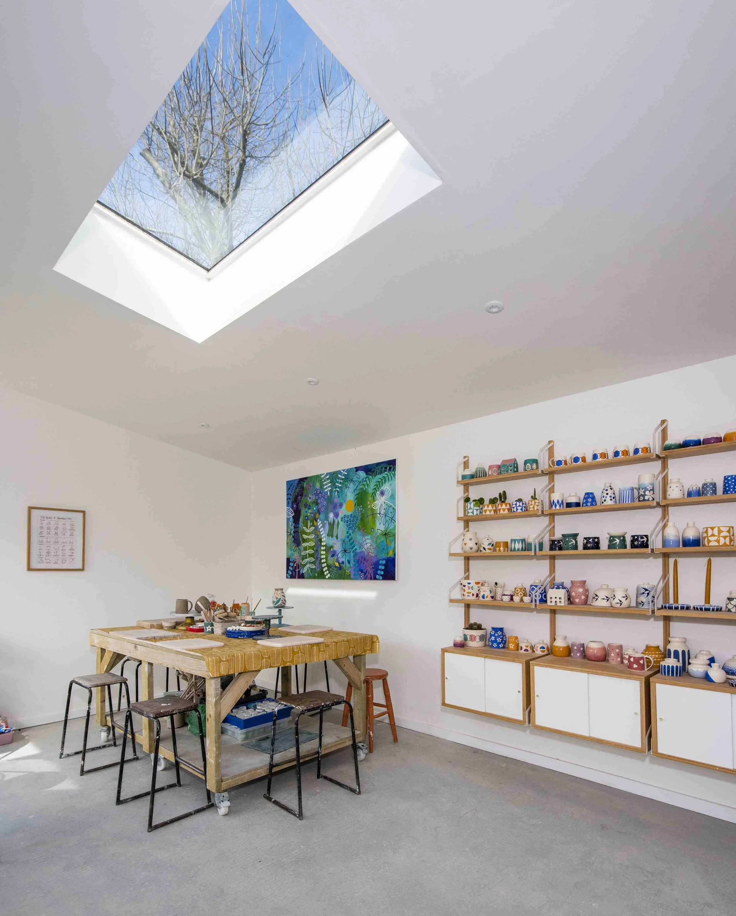 Artists Studio & Pottery Workshop interior