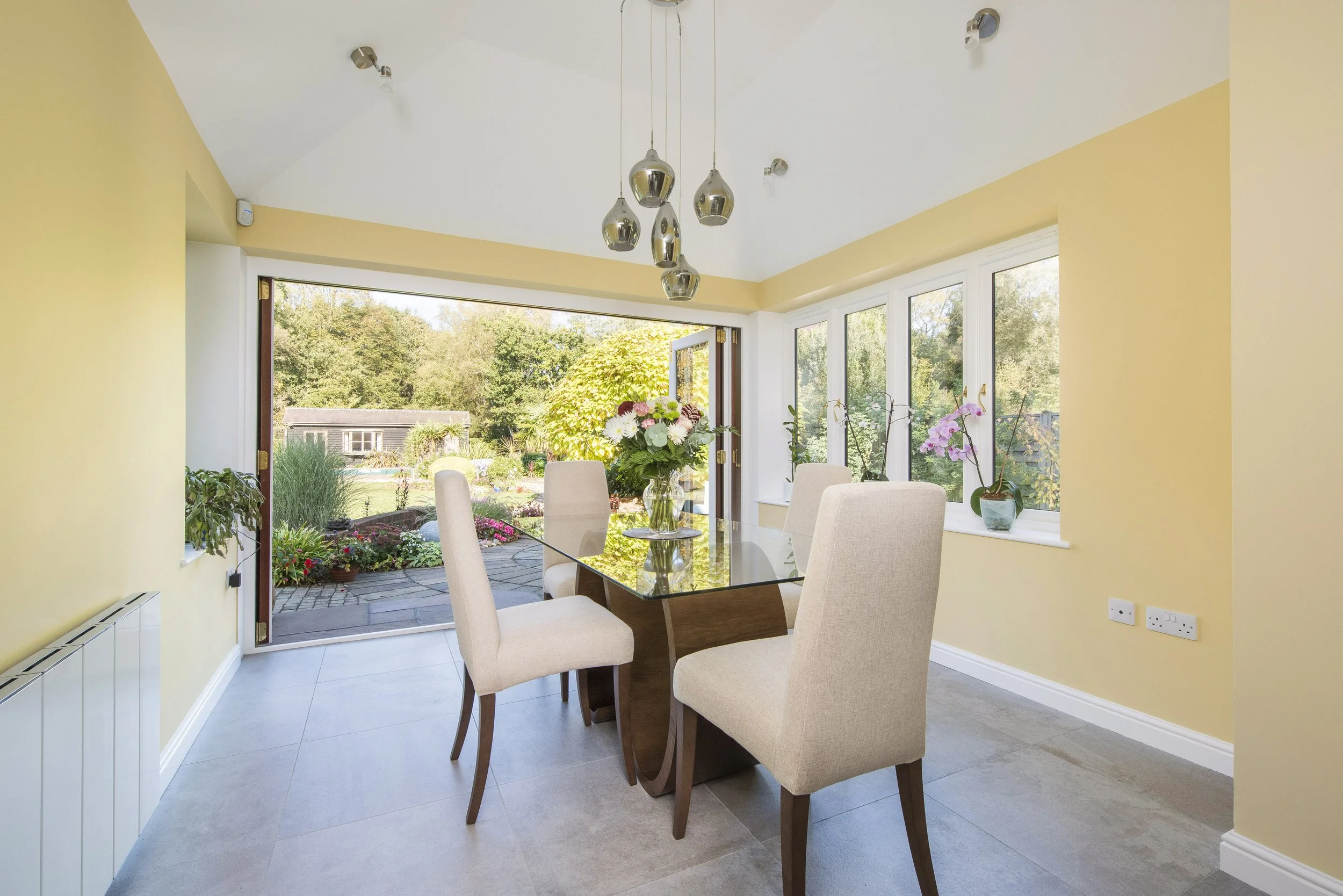 Alterations and an extension to a private residential property dining
