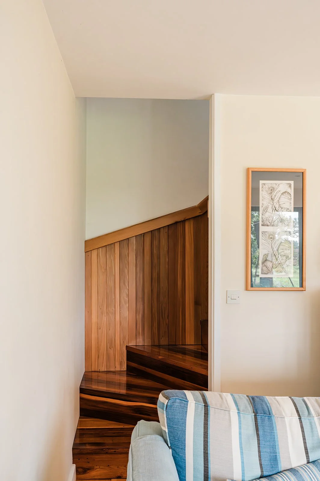 Sustainable Self-Build Annexe stairs