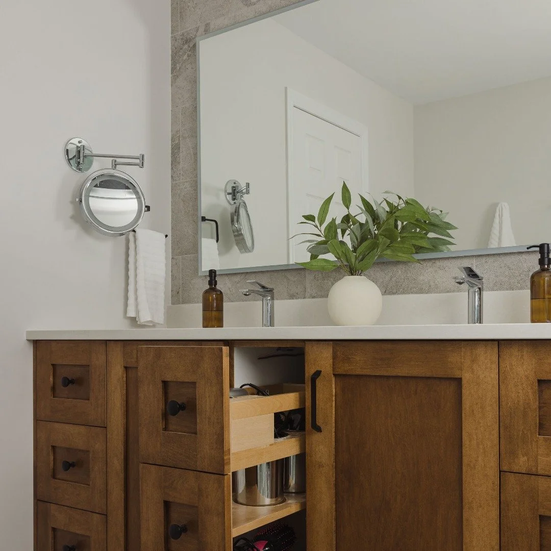 This project is the perfect balance of beauty and function.

From integrated charging drawers to dedicated storage for hair tools, every detail in Project Opal was designed to support real life without compromising on style.

Layered with earthy, cal