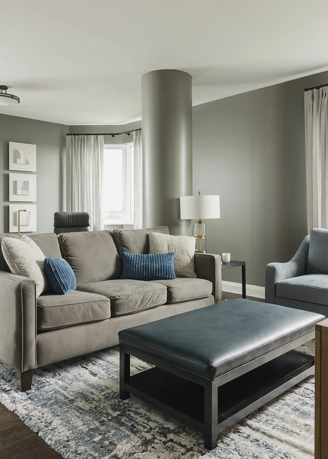 CPI Interiors luxury condo design with comfortable furniture
