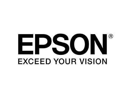 Epson logo with the slogan 'Exceed Your Vision' underneath.
