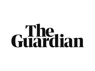 The Guardian logo in black text.