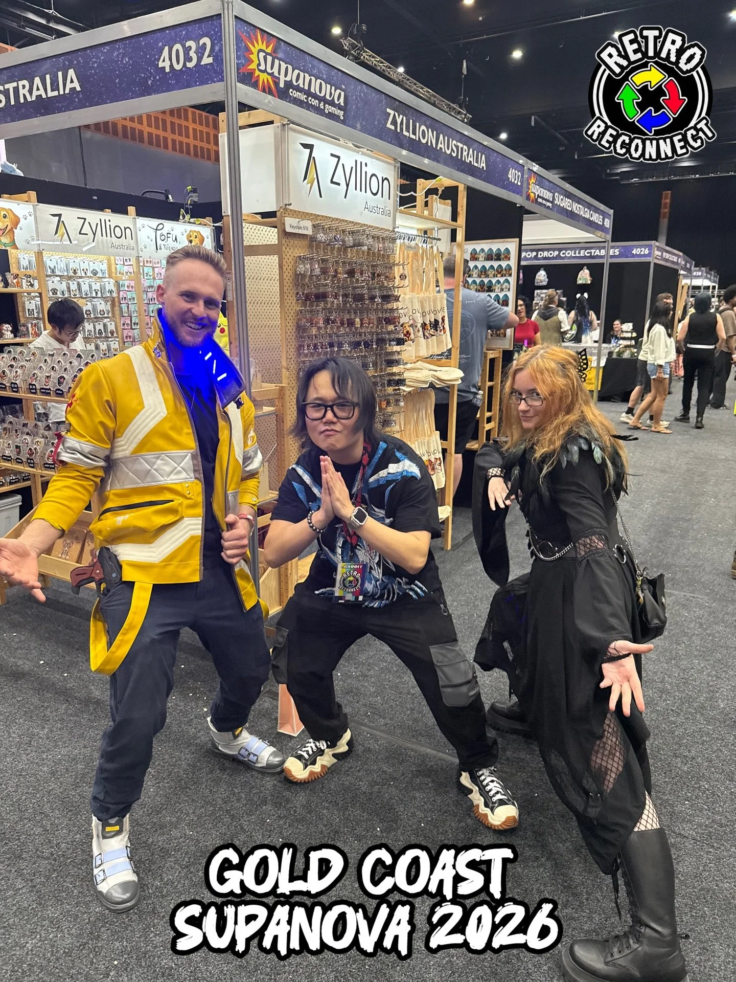 Lotta Familiar Faces! 👀 So many Friends from Retro-Reconnect and my Uni Days were at GC @supanovaexpo 🔥 Awesome to catchup with everyone where I can chill and enjoy the vibes! 😎 Bumped into some raaad cosplayers too! 🤘

#cosplay #supanova #friend