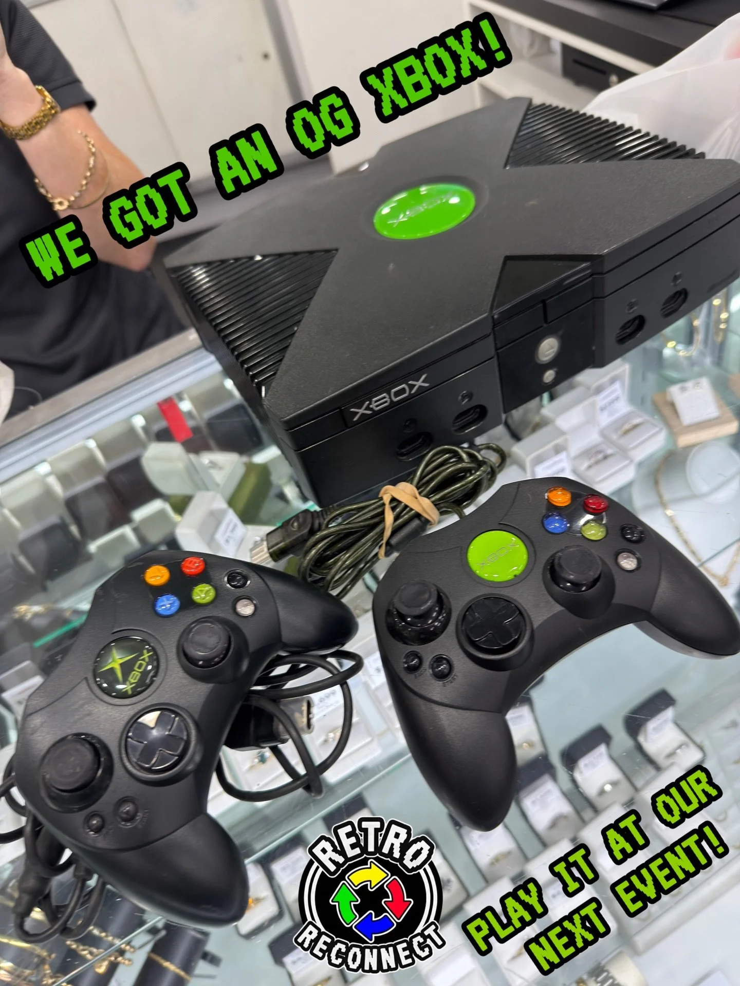 After a LoNg Search &amp; Drive.. Here We Have It! ✊The Original Xbox will debut at the Intergalactic Gaming Party🤘Star Wars Battlefront 2 &amp; several secret classic games 😎 Pickup a ticket today, it&rsquo;s happening in less than a week - 2 May 