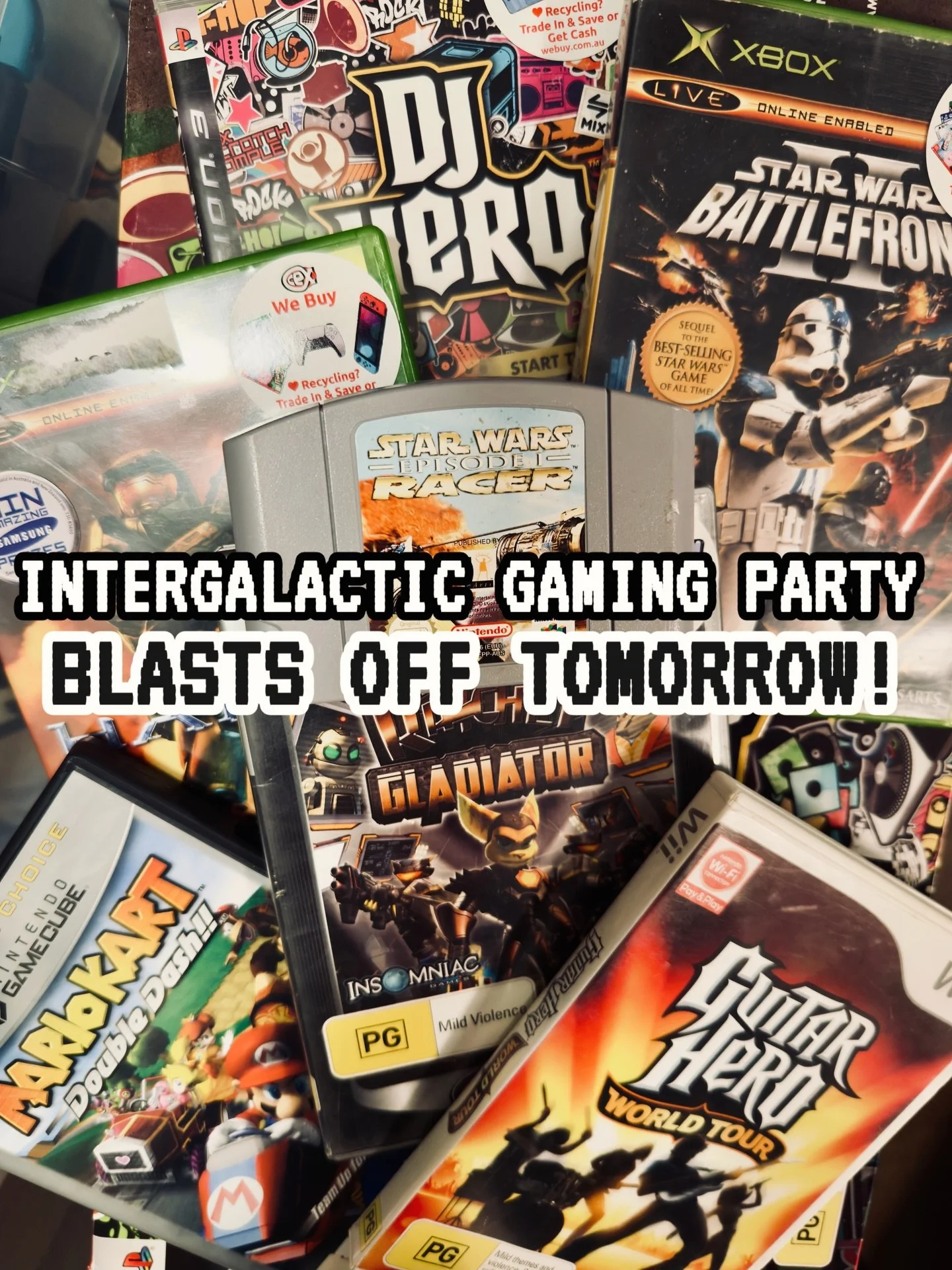 Blast Off!!💥 Systems Check for the Intergalactic Gaming Party -Saturday 6:30PM! 👾 Buy your Tickets now before they Sell OuT 🛰️ www.retro-reconnect.com.au/events/session7-theintergalacticgamingparty 🎟️

#thingstodobrisbane #brisbanegaming #brisban